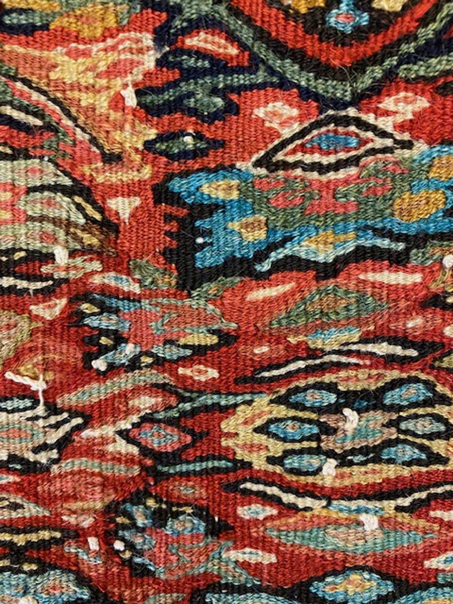 Wool Senneh prayer Kilim For Sale