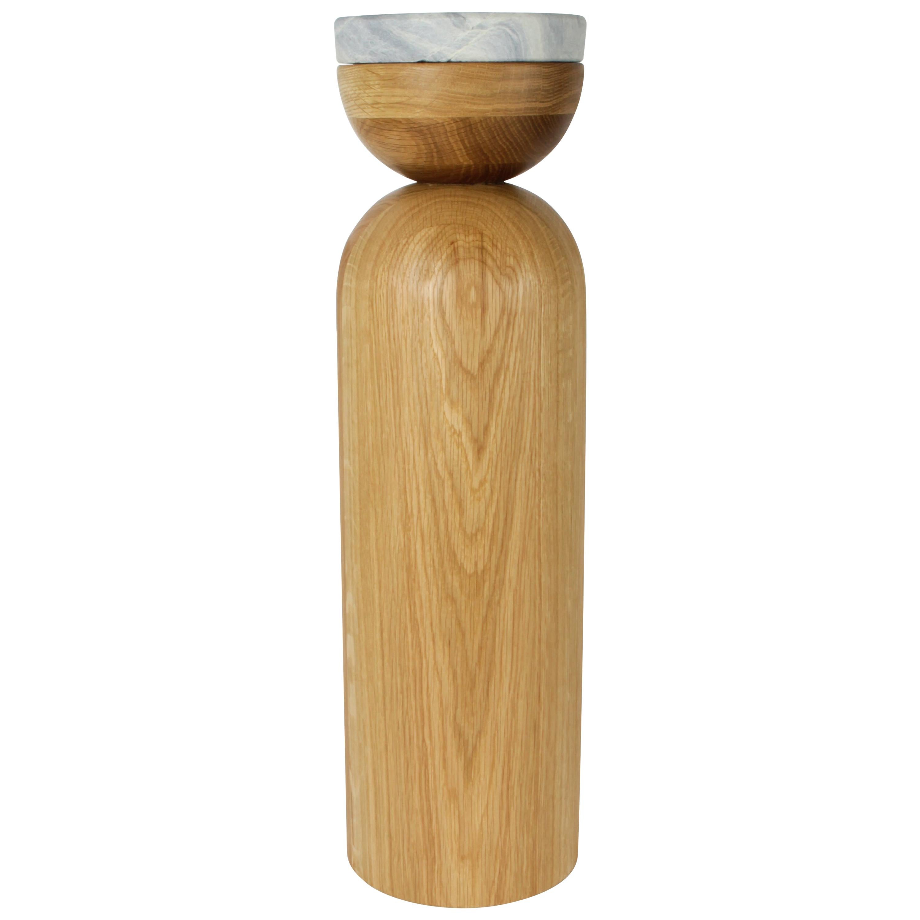 Señoritas Drink-Stand Table White Oak by SinCa Design