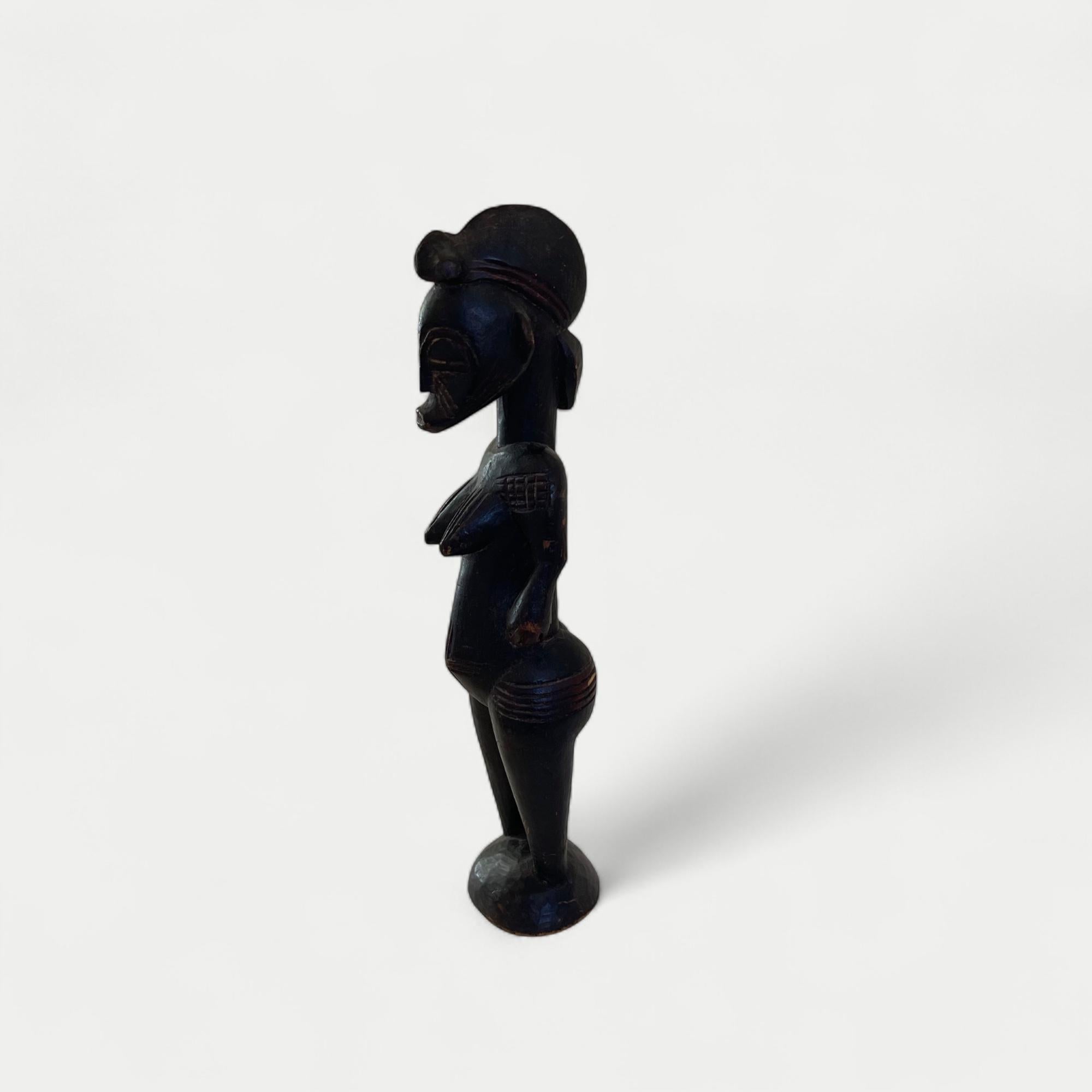 Africano Senoufo Female Statue 