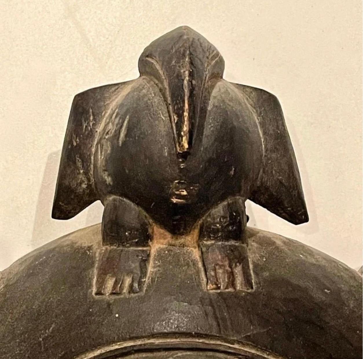 20ième siècle Masque de danse initiatique sénoufo 