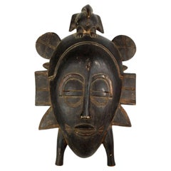 Máscara de Danza de Iniciación Senoufo "Kpelié" de Costa de Marfil, primera mitad del siglo XX