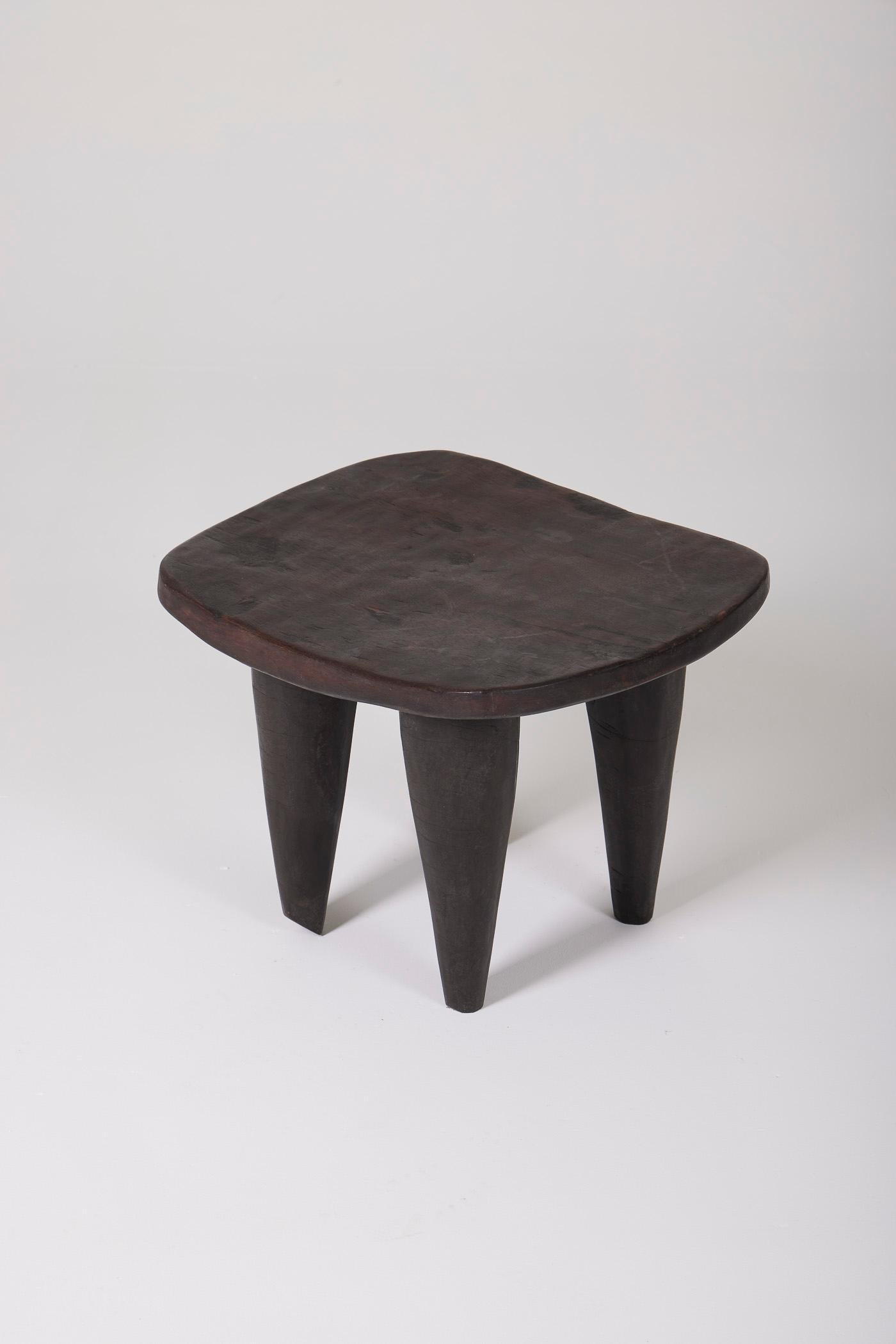 Brutalist Senoufo stool For Sale