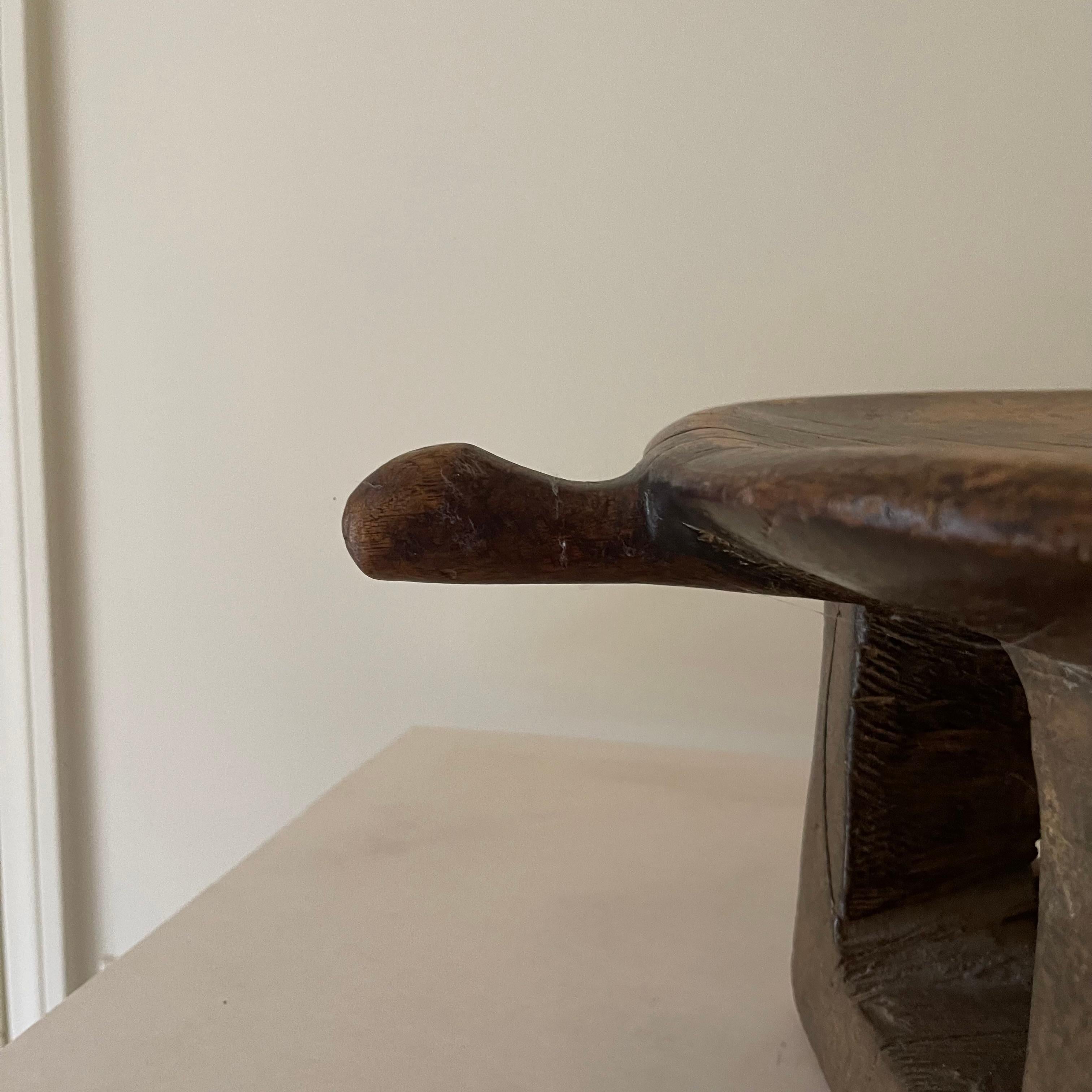 Tribal Senoufo Wooden Hut Stool, Erly 20th Century For Sale