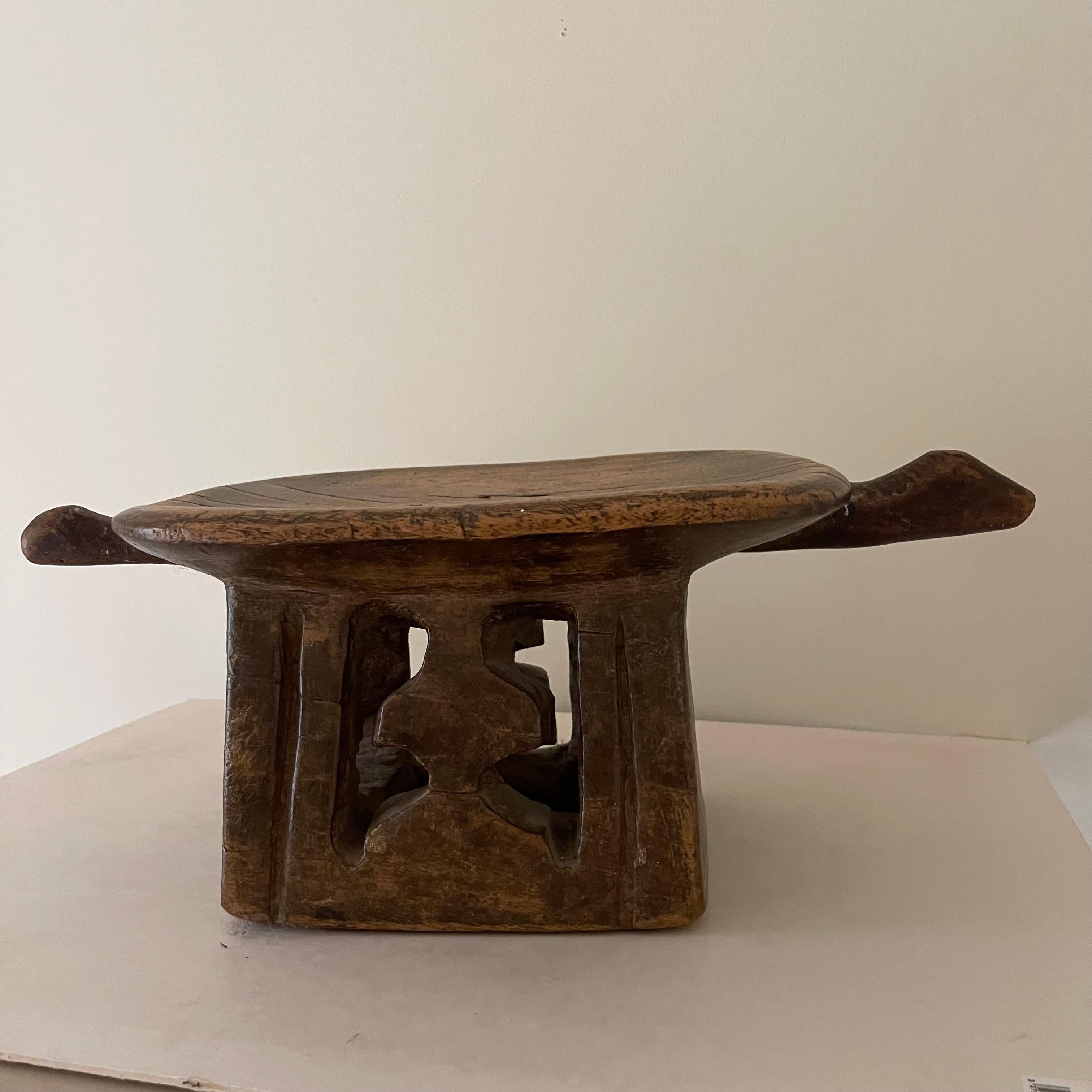 Hardwood Senoufo Wooden Hut Stool, Erly 20th Century For Sale