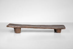 Senoufou Resting Day Bed in Solid or Large Wood Coffee Table Africanist - G593