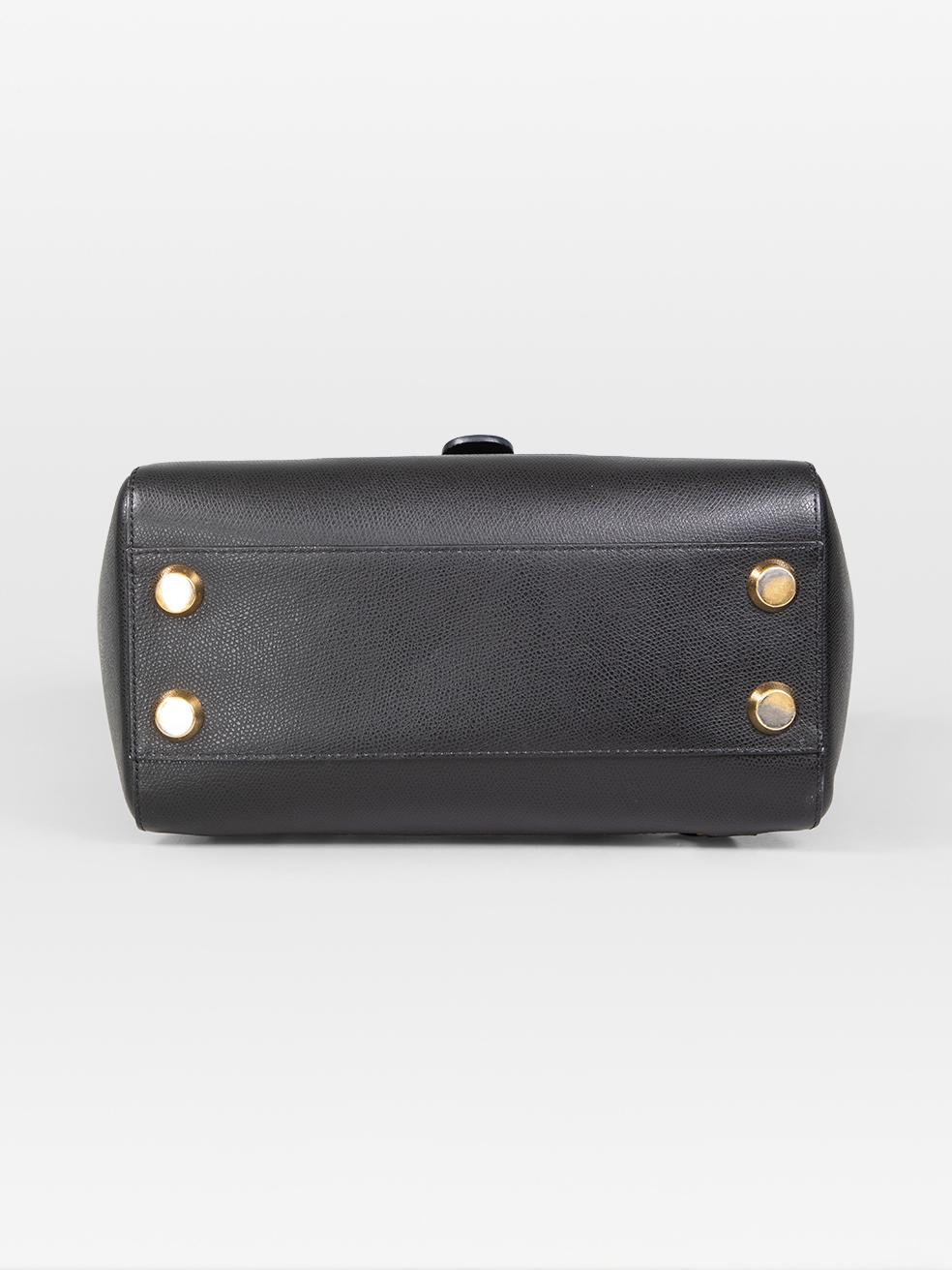 Senreve Black Leather Convertible Maestra Bag For Sale 1