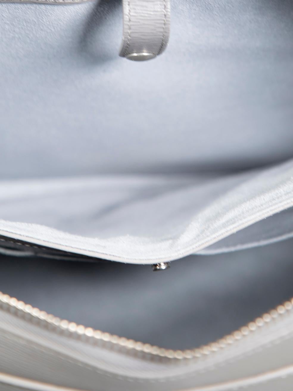 Senreve Grey Leather Maestra Convertible Backpack For Sale 2