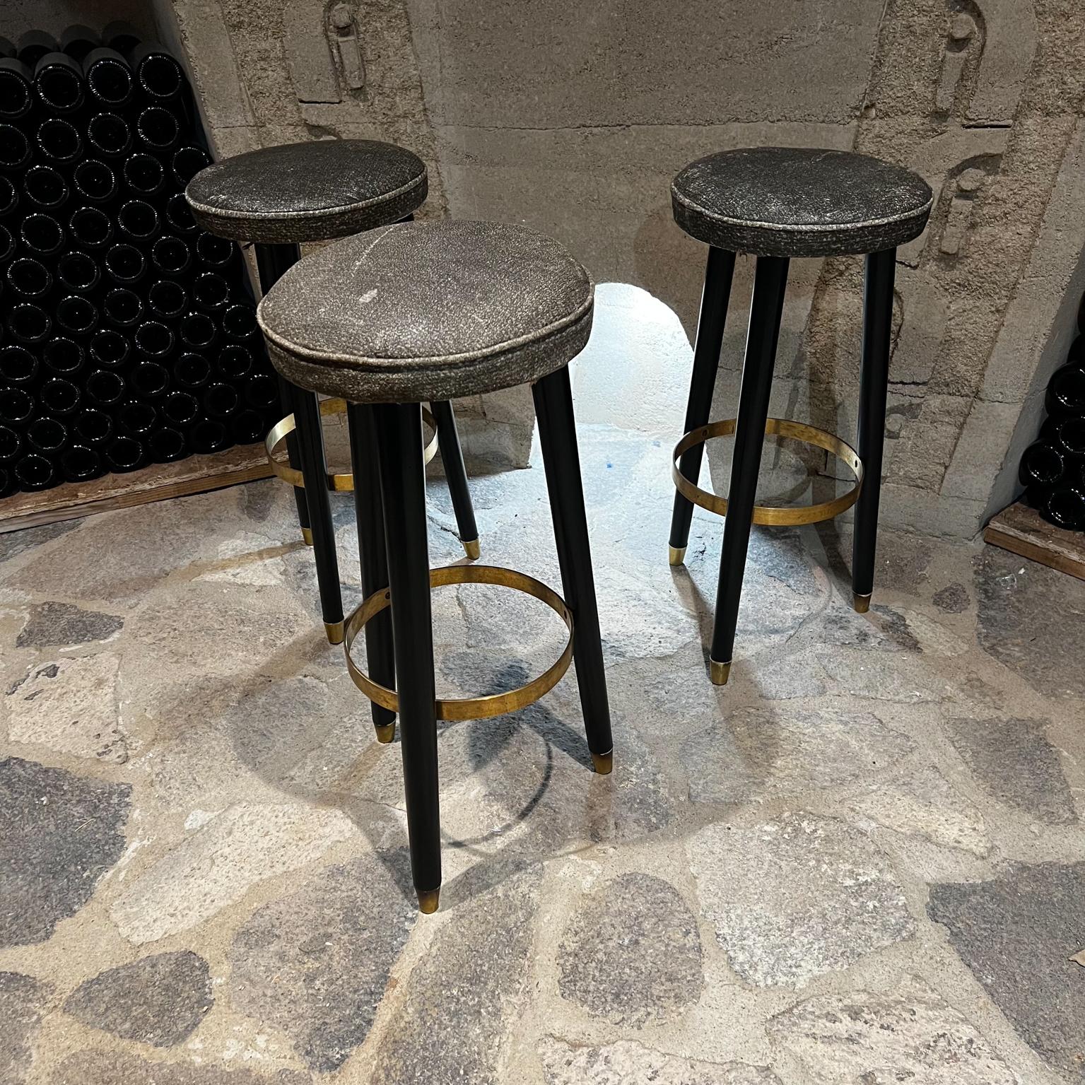 black and gold bar stools set of 3