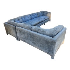 Sensational 3 Piece Milo Baughman style Sectional Sofa Century Furniture Co.
