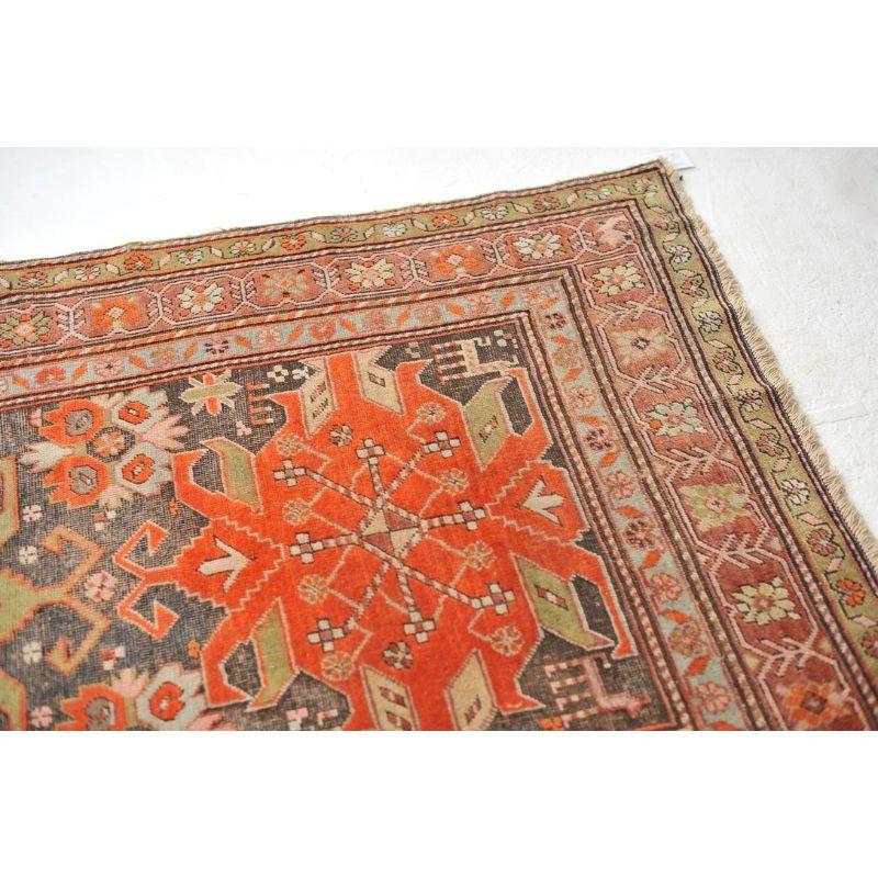 Sensational Antique Caucasian Karabagh Tribal Rug For Sale 1