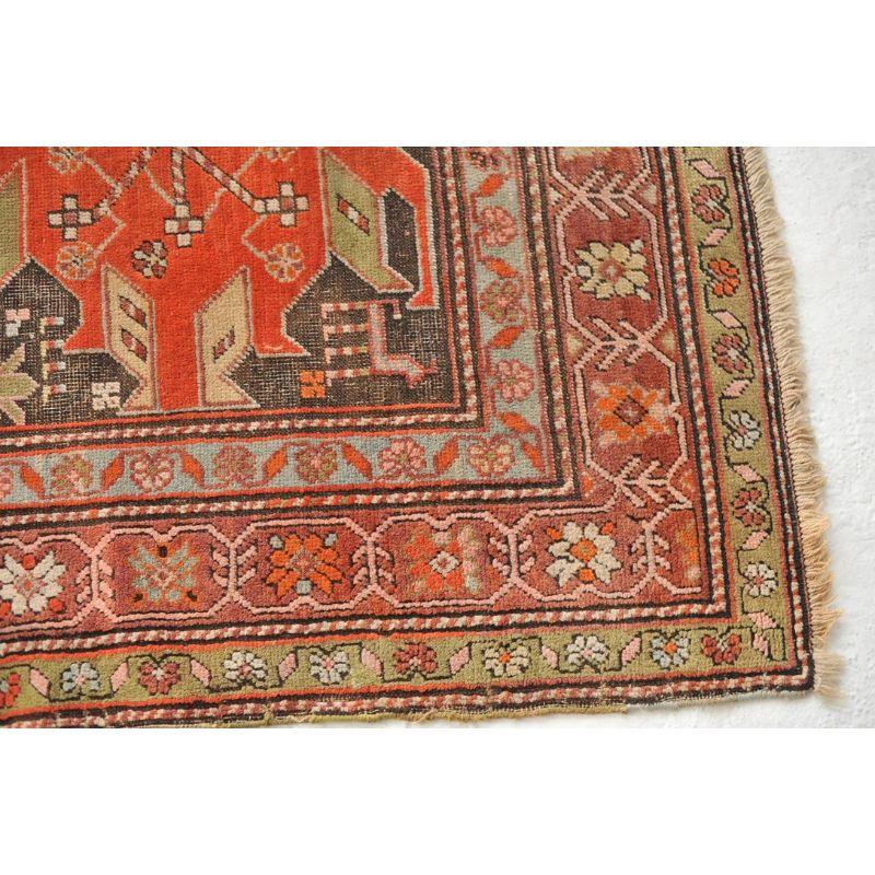 Sensational Antique Caucasian Karabagh Tribal Rug For Sale 2