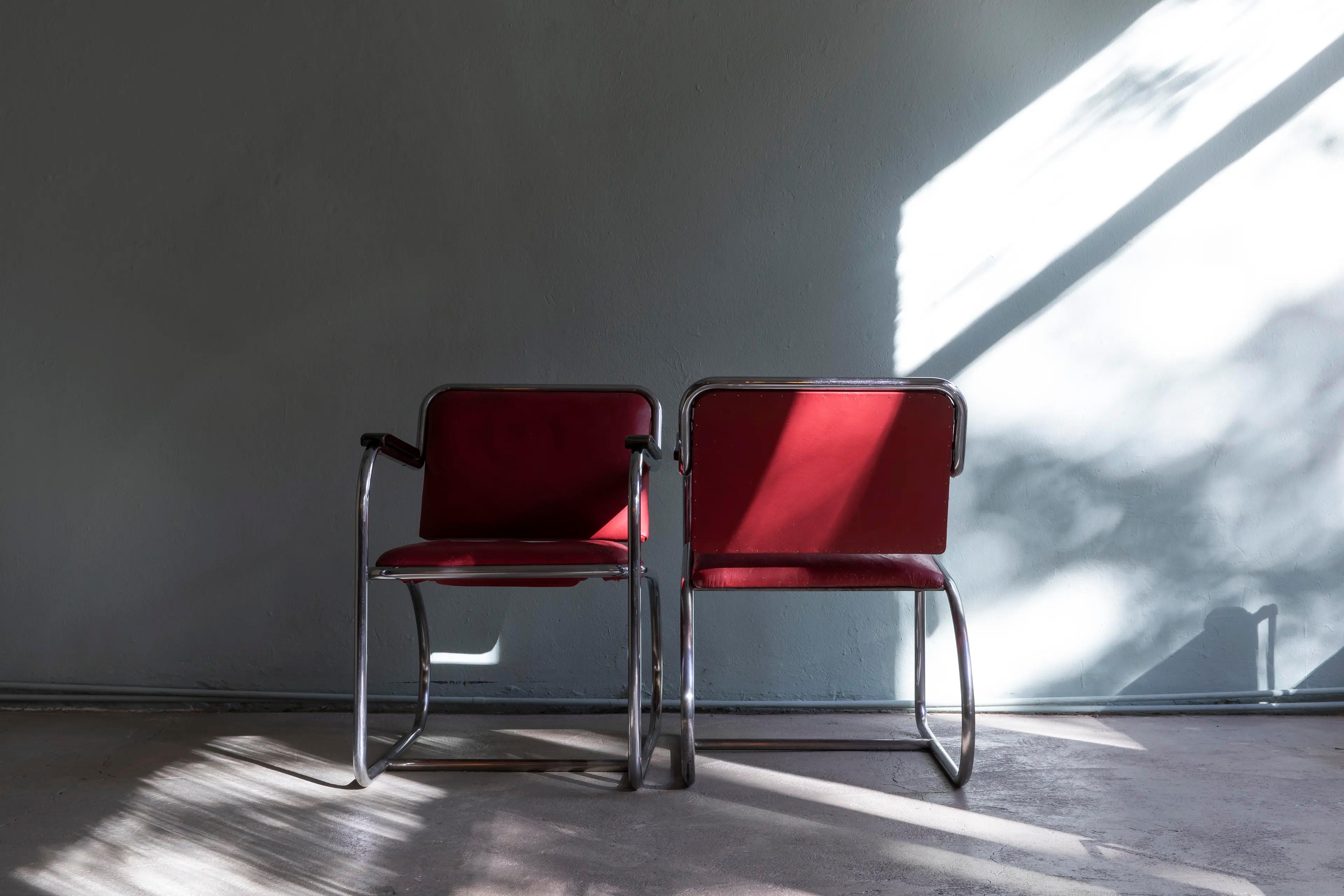 Style « paquebot » Chaises luge d'avant-garde sensationnelles - Heinz & Bodo Rasch en vente