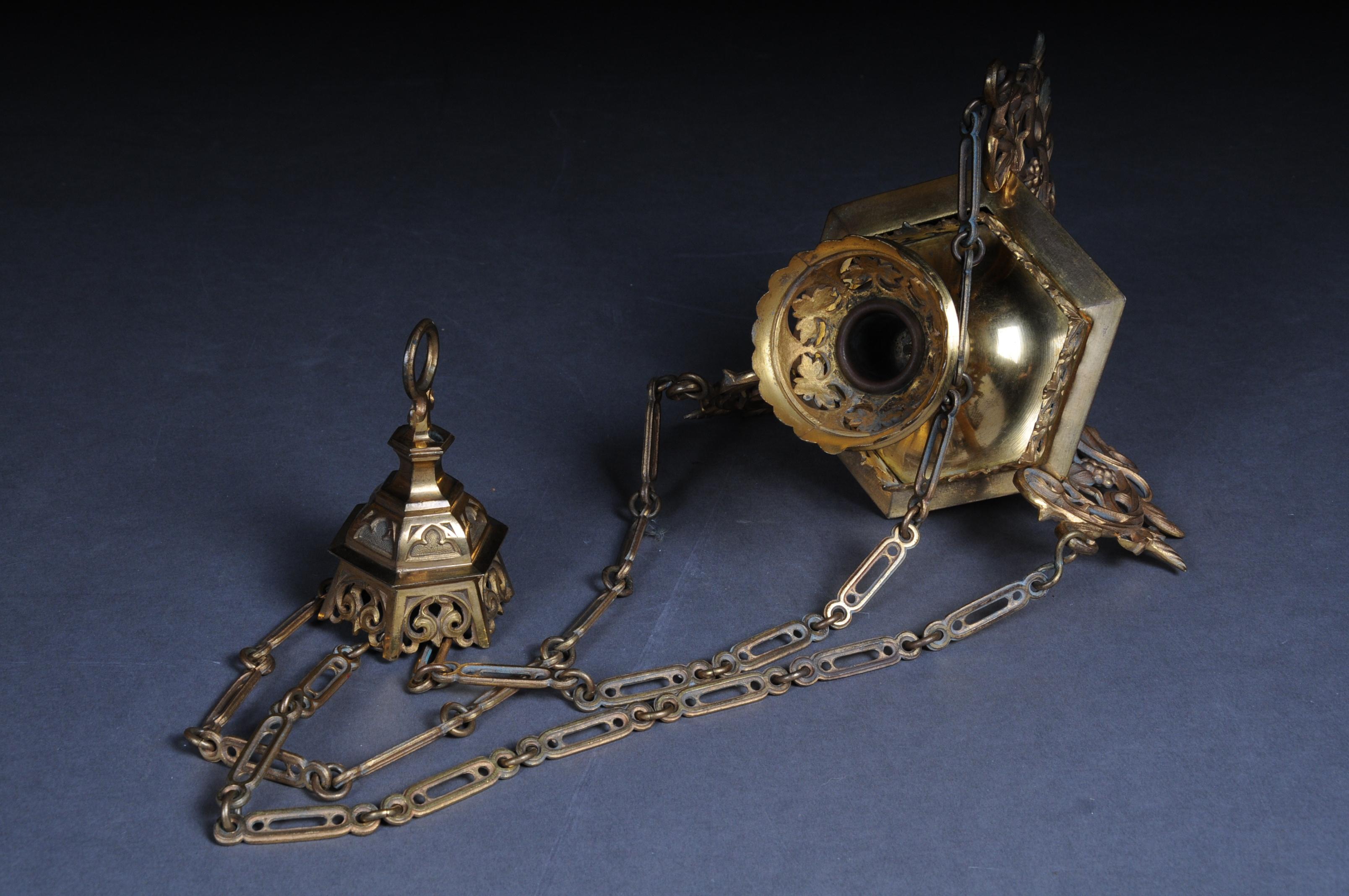 Sensational, Curious Incense Light Fire-Gilded, circa 1850 For Sale 6