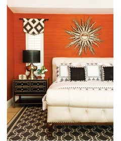 Sensazionale specchio a stella brutalista di grandi dimensioni