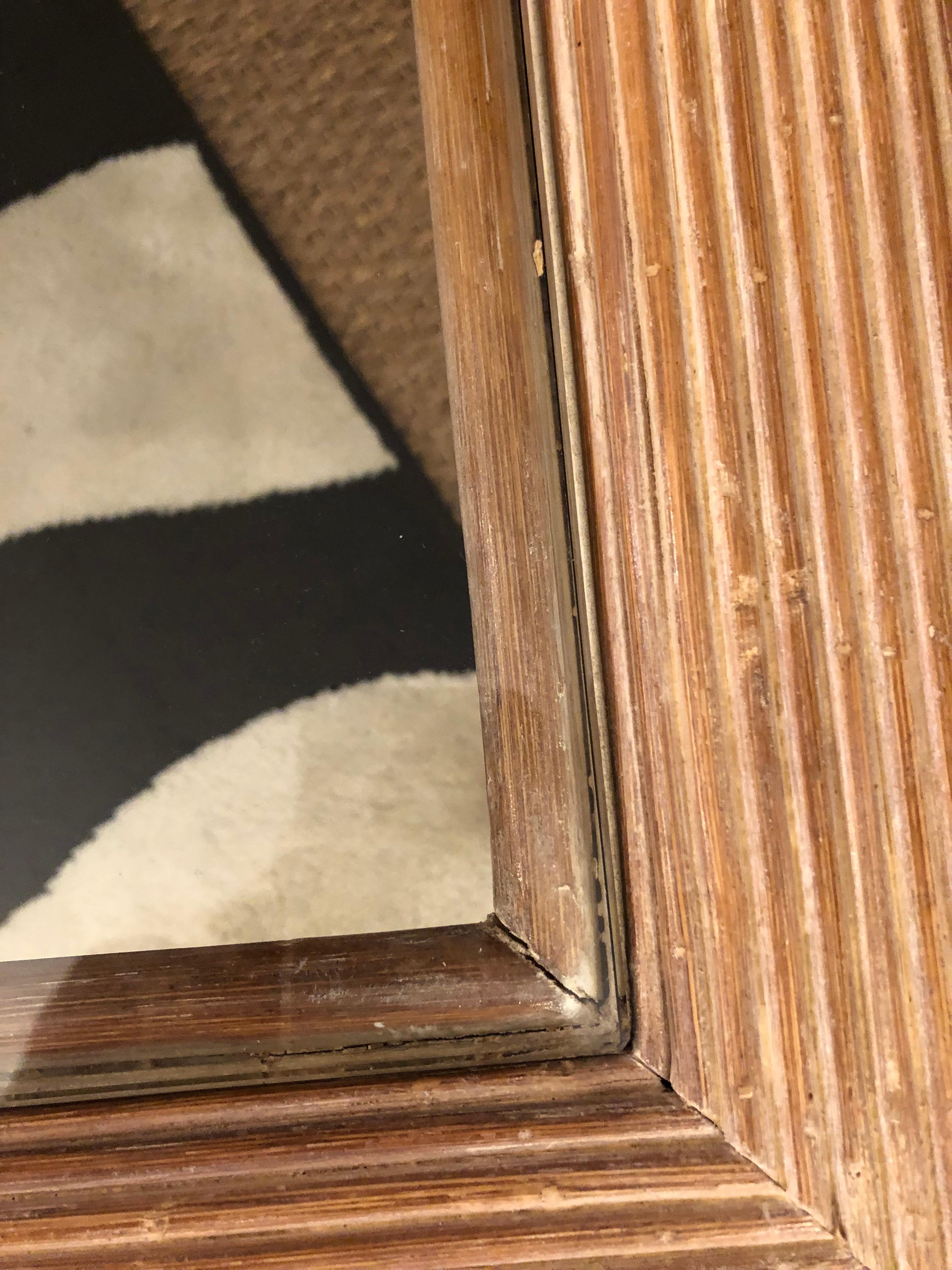 Sensational Large Square Split Reed & Glass Coffee Table 1