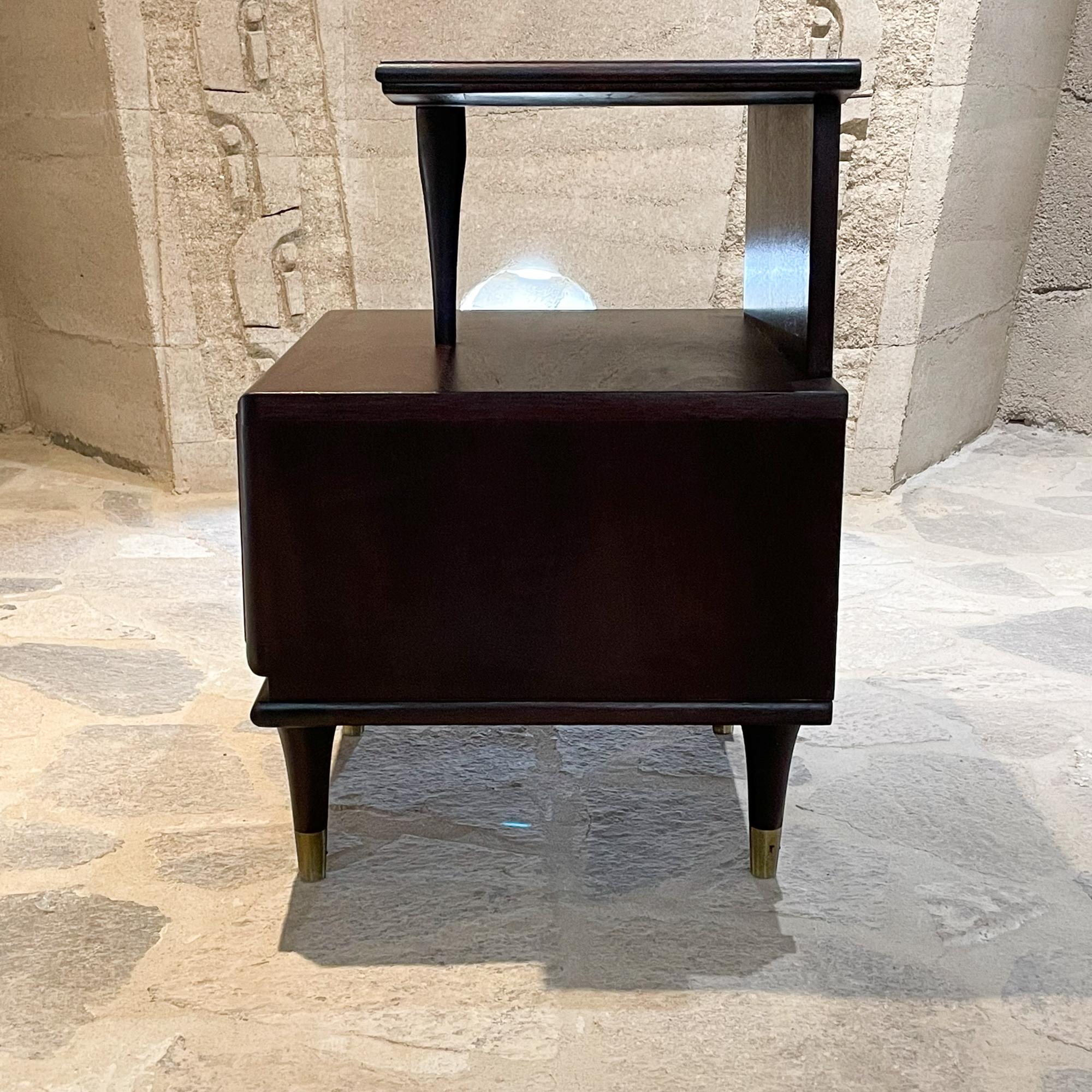 Mid-20th Century 1960s Sensational Mahogany Nightstands Side Tables by Kent Coffey restored For Sale