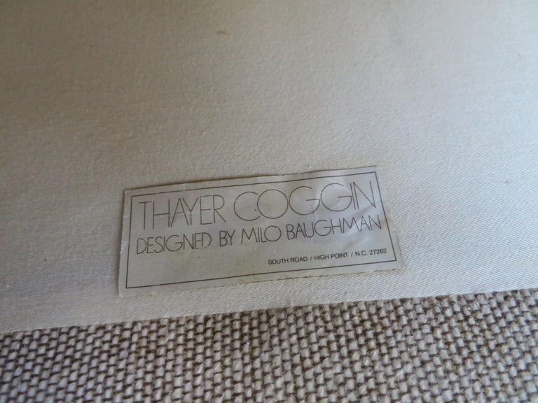 Sensational Milo Baughman 4 Piece Sectional Sofa Thayer Coggin Mid-Century For Sale 11