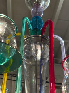 Sensational Murano DeMajo Multi Colored Chandelier