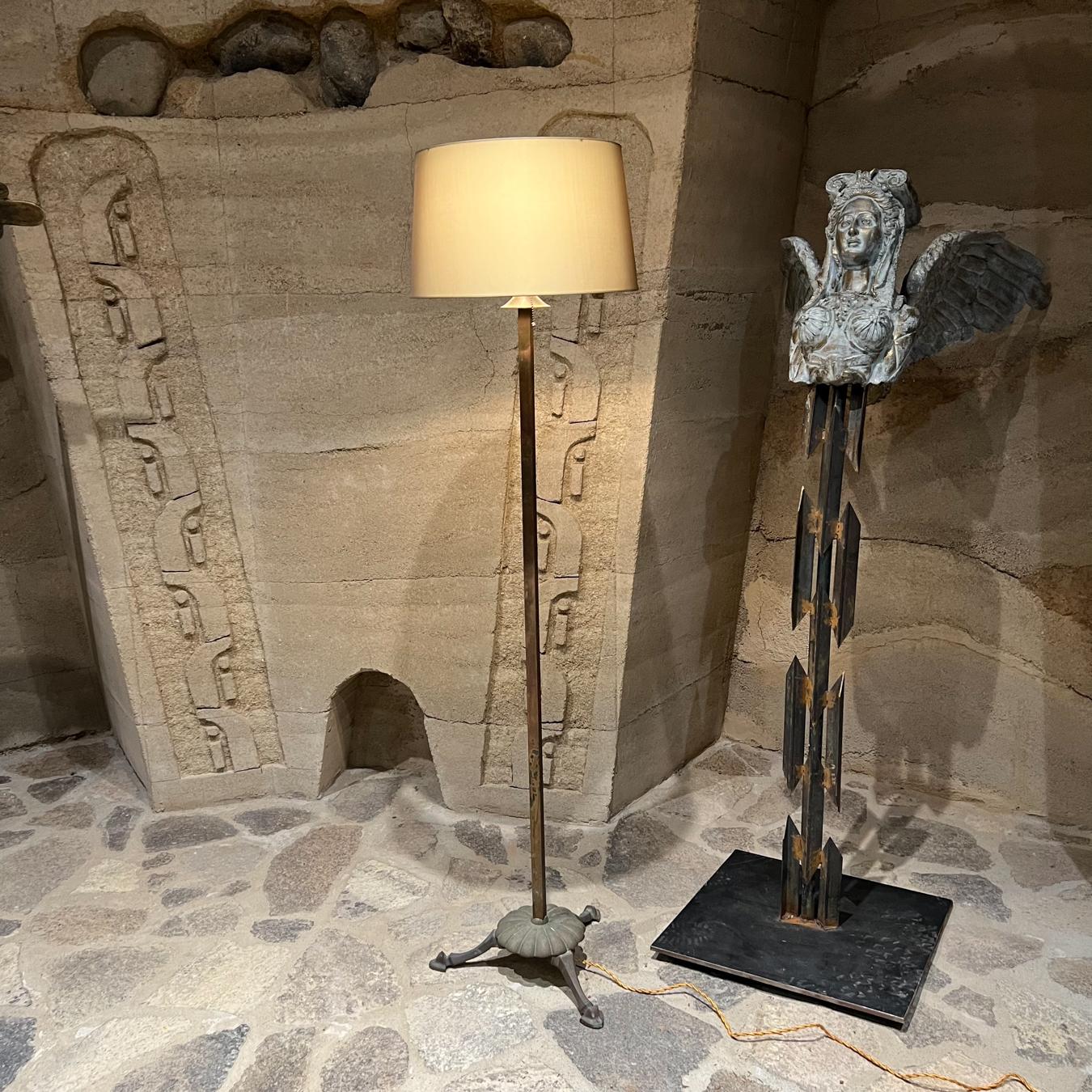 Sensational Neoclassical Bronze Floor Lamp For Sale 4