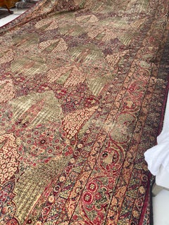 Sensational Palatial Antique Kerman Lavar Carpet / Rug, C.1915