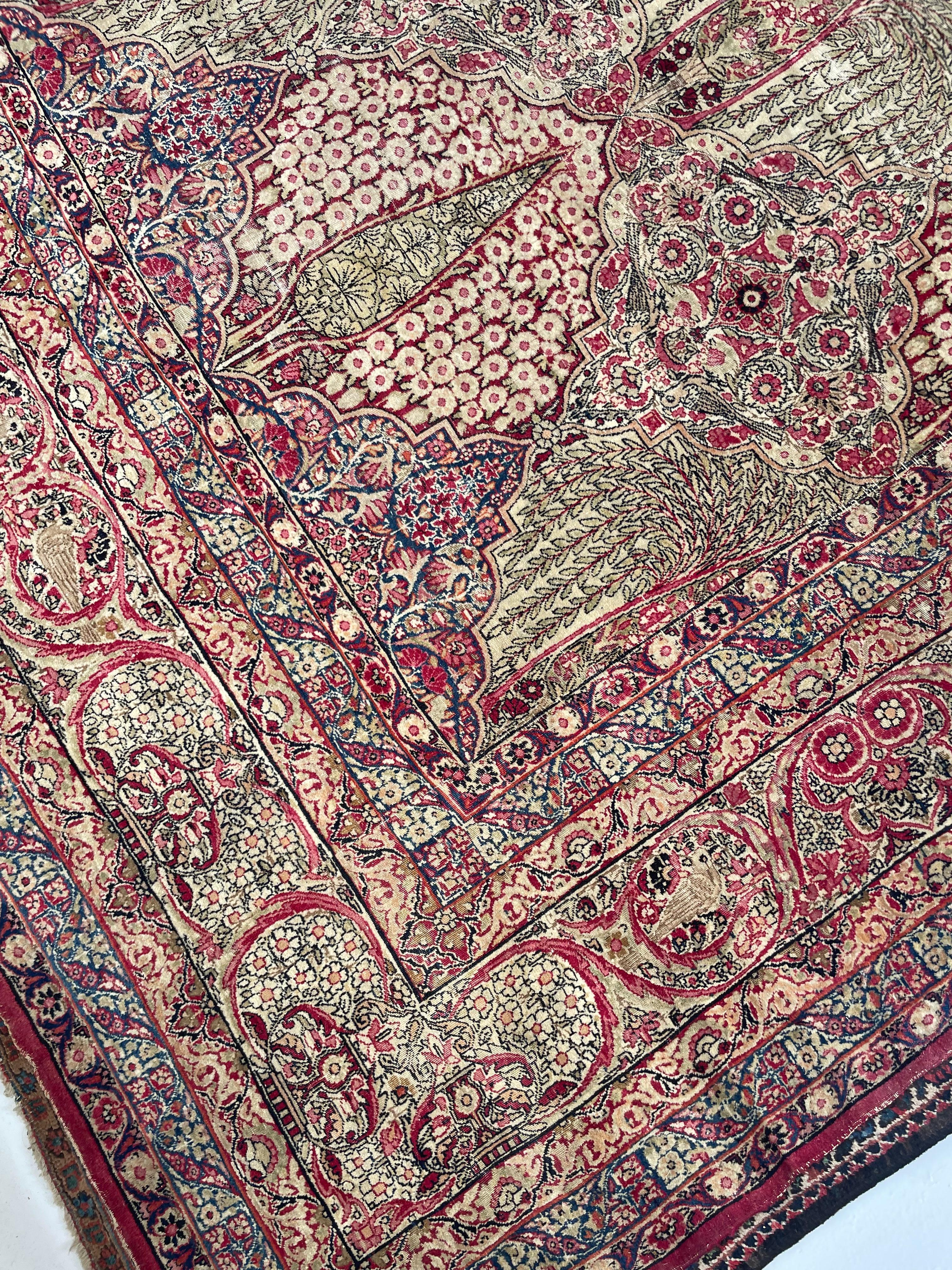 Persian Sensational Palatial Antique Kerman Lavar Carpet / Rug, C.1915 For Sale