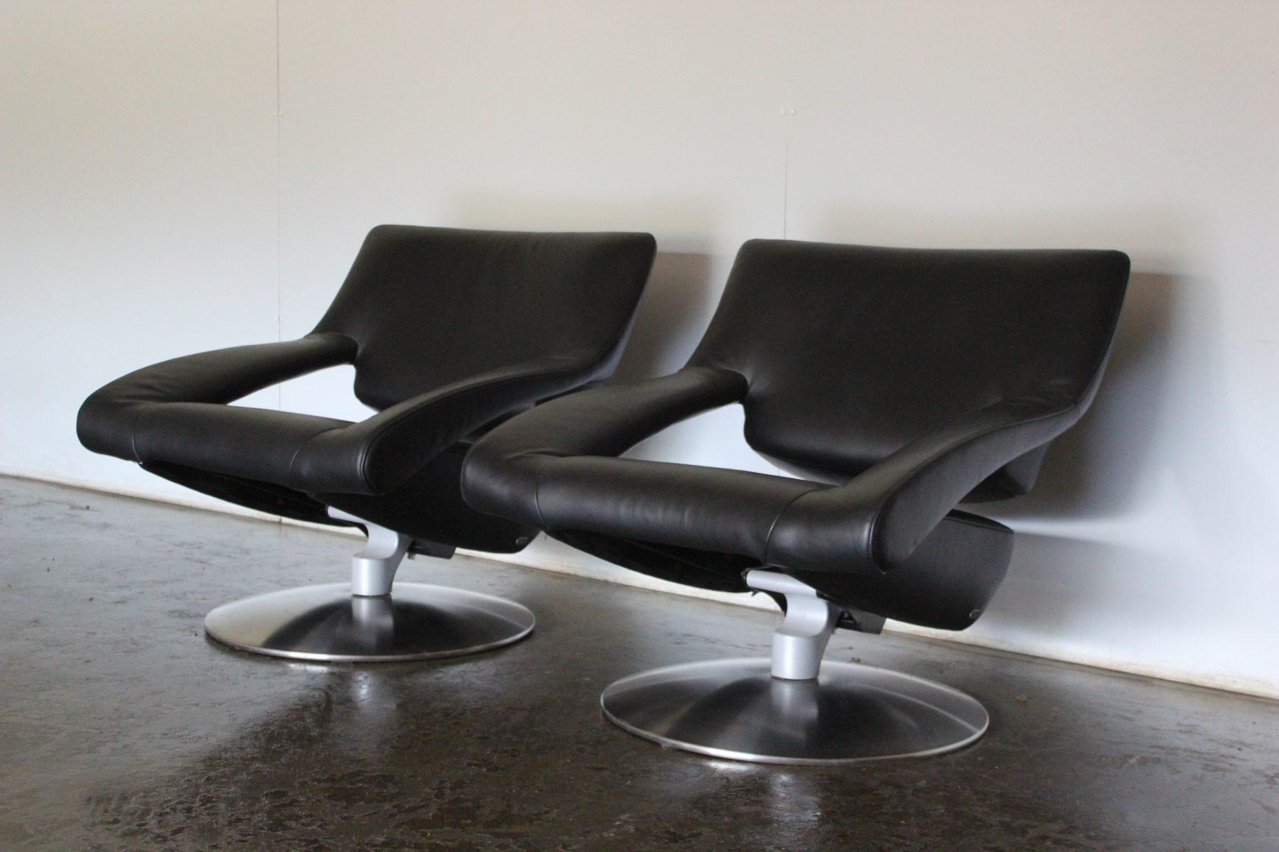 Sensational Rare Immaculate De Sede Ds255/01 Liegesessel aus schwarzem Leder im Angebot 6