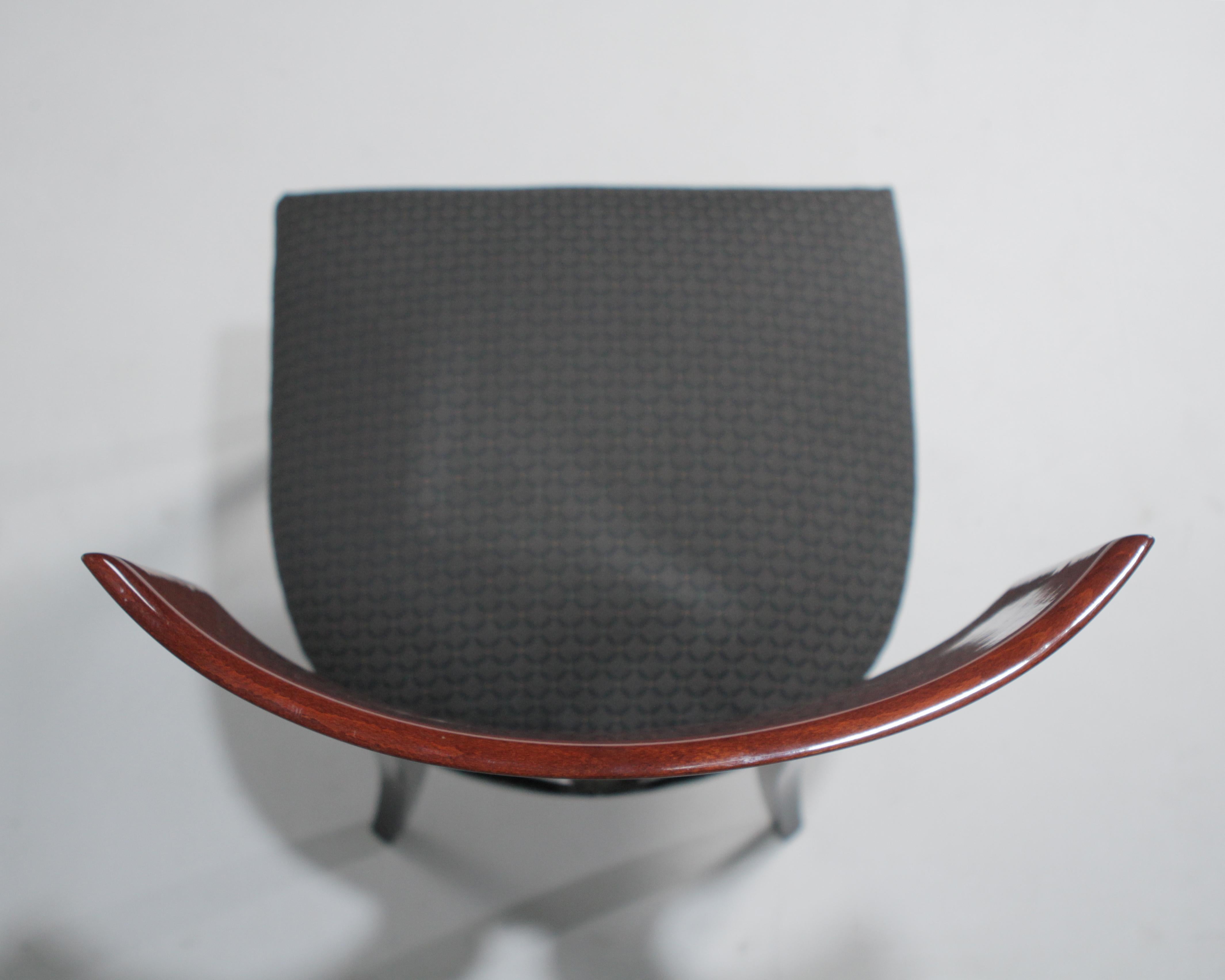 Upholstery Sensational Set of 10 Pietro Constantini for Ello Klismos Dining Chairs