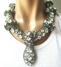 Sensational Swarovski Crystal Collar Necklace in Original Presentation Box