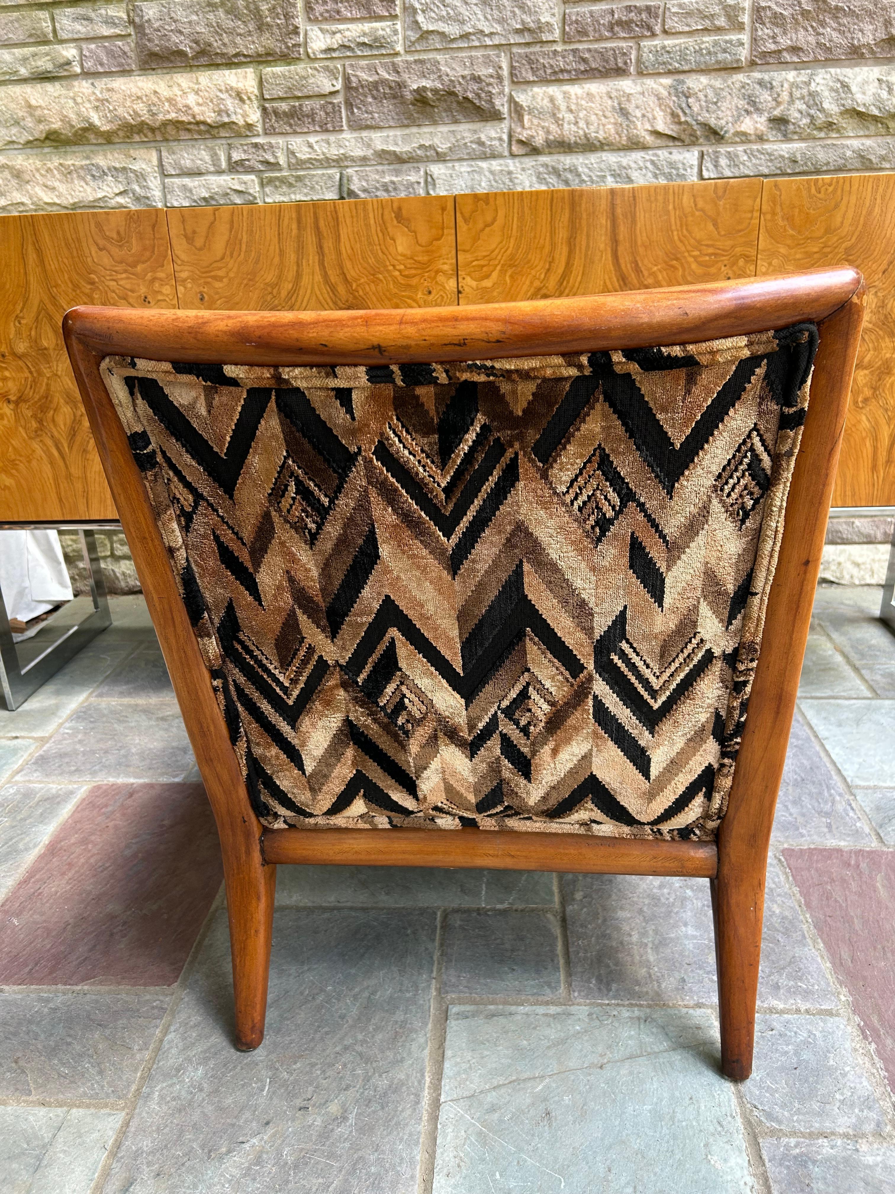 Sensational T.H. Robsjohn-Gibbings Slipper Lounge Chair for Widdicomb For Sale 6