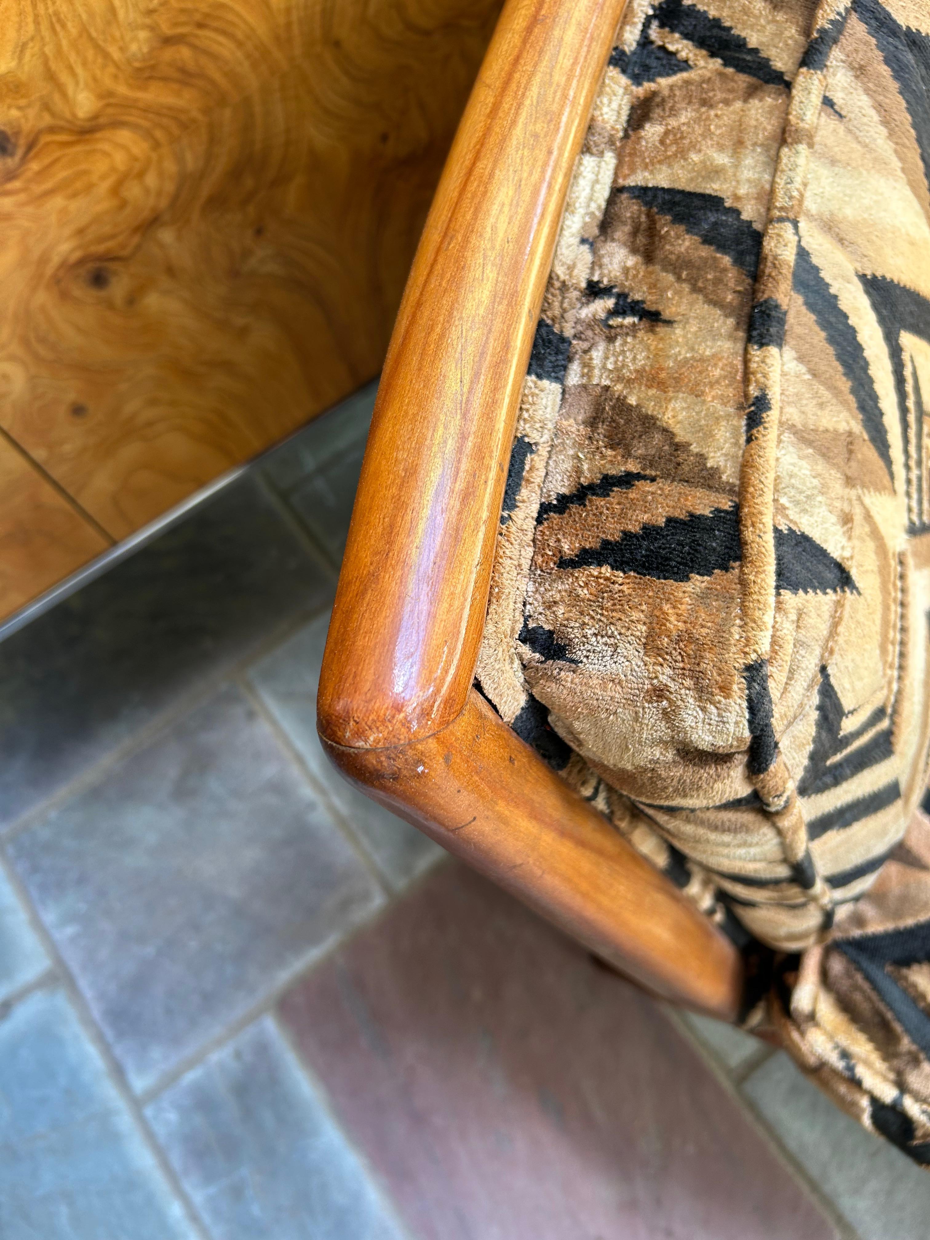 Upholstery Sensational T.H. Robsjohn-Gibbings Slipper Lounge Chair for Widdicomb For Sale