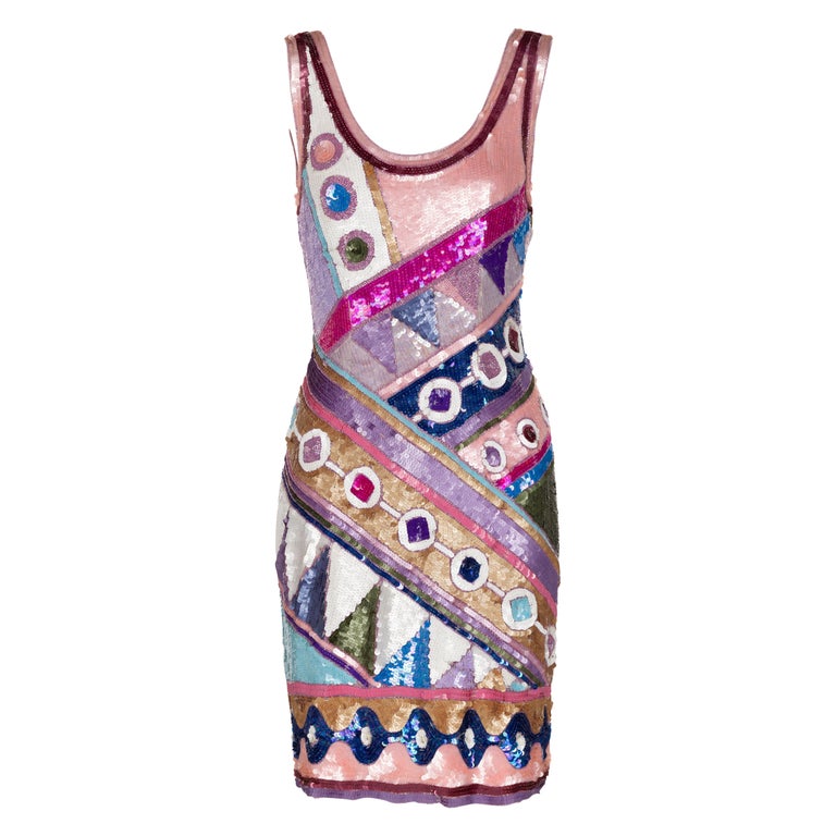 avenue sequin dress Green One Shoulder Sequin Dress