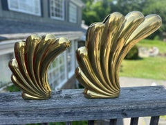 Sensual Dolby Cashier Cast Brass Pair of Vases