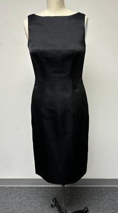 Sensual Little Black Dress in the finest 100% Italian Silk Satin