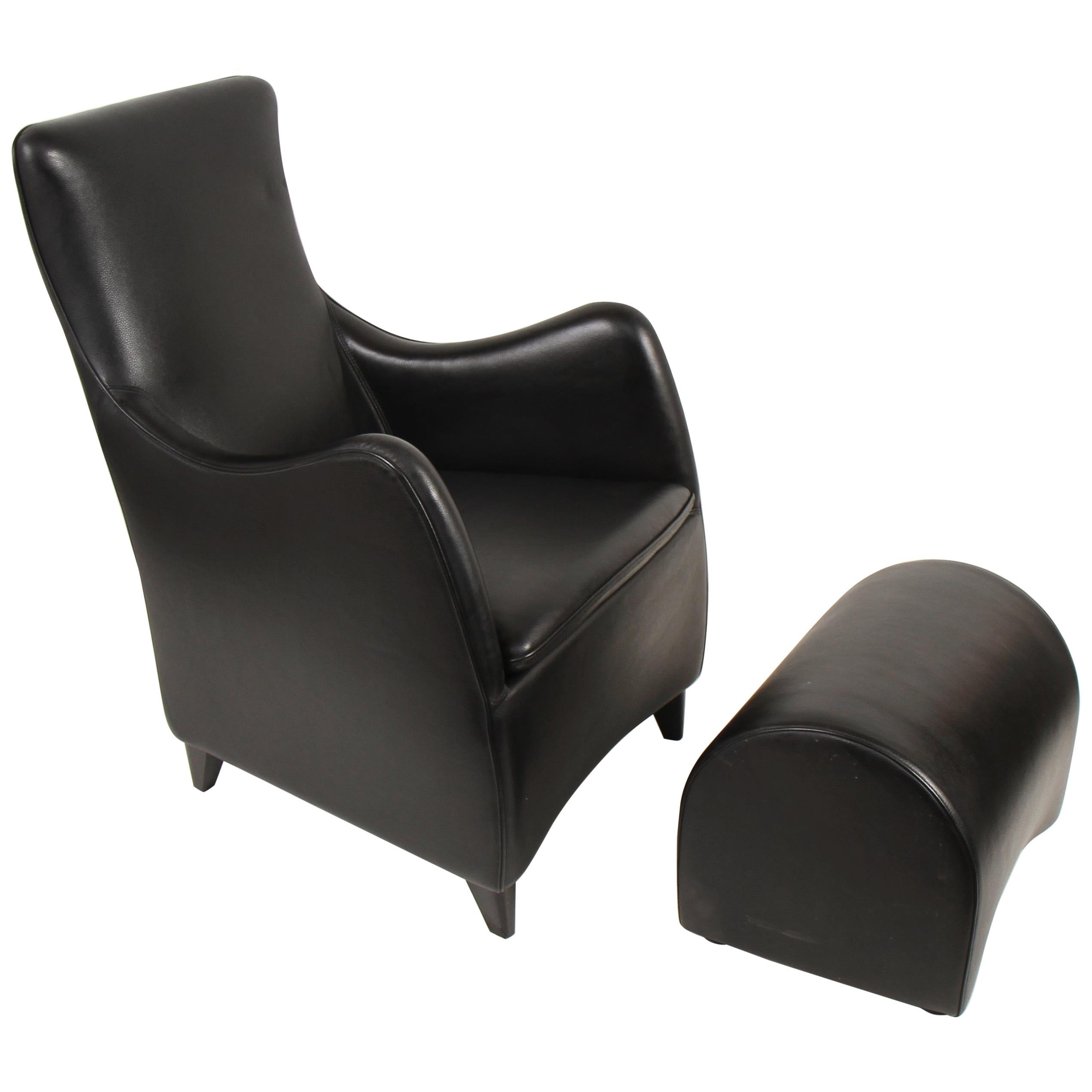 Senta Armchair and Ottoman by Gerard Van Den Berg for Wittmann