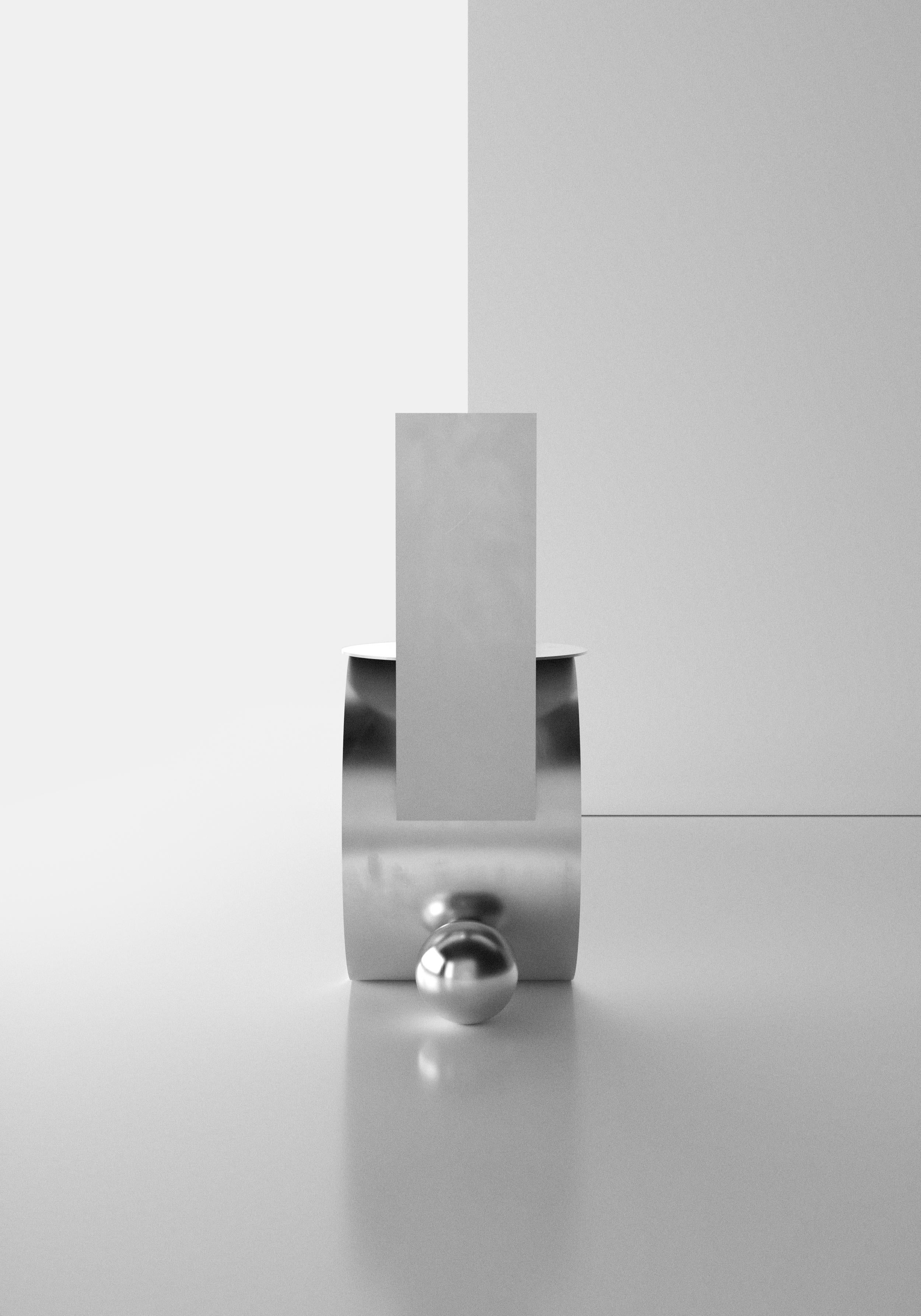 Brazilian Sentada Chair • Handmade / Limited Edition • in Steel by Pedro Paulo-Venzon For Sale