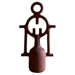 Sentido 0. Sculpture by Aniana Heras in Red stoneware