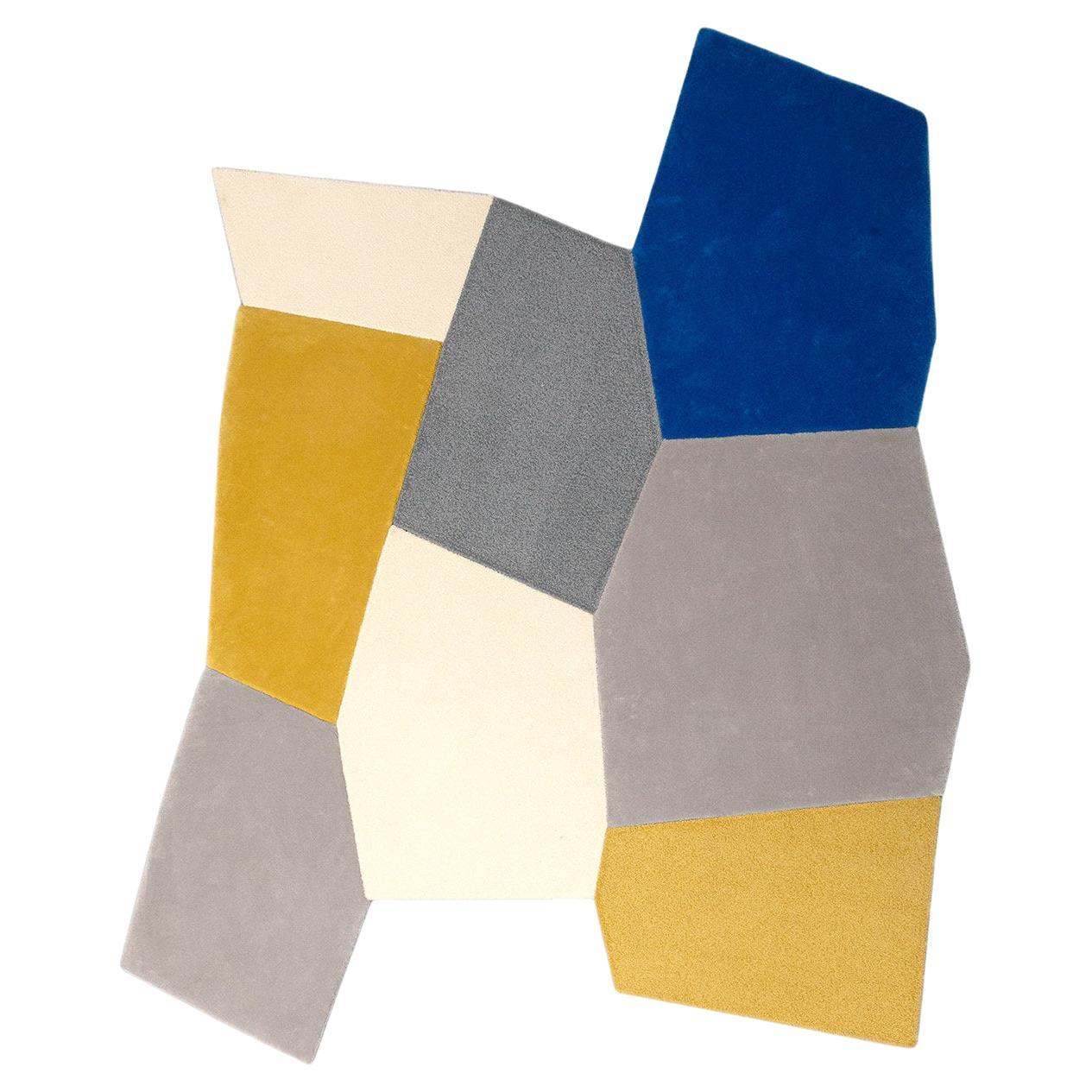 Sentiero di Alberto Modular Polychrome Rug by AMDL Circle For Sale