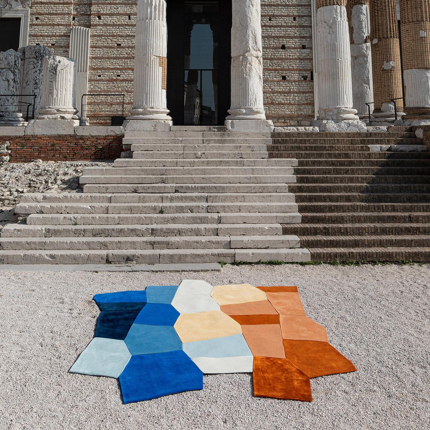 Sentiero di Filippo Modular Polychrome Rug by AMDL Circle In New Condition For Sale In Milan, IT