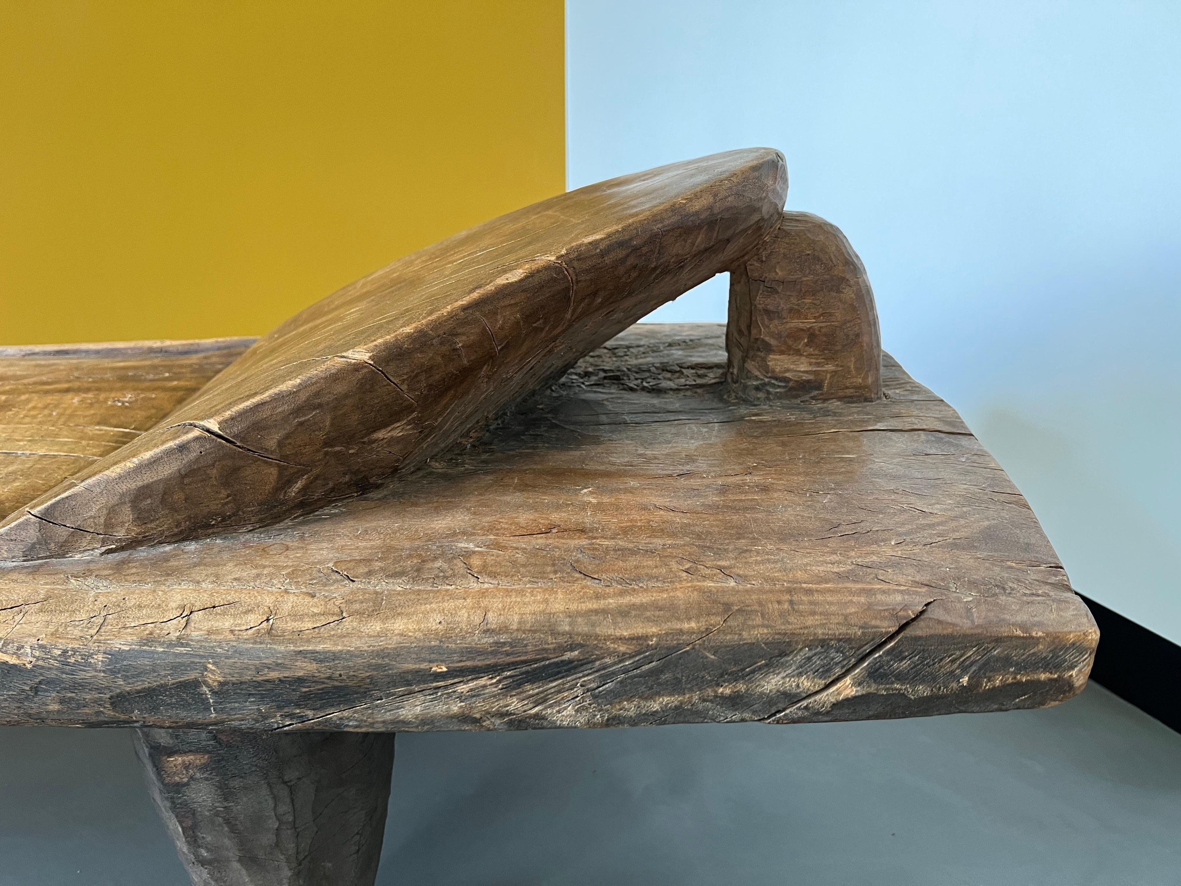 Ivorian Senufo Bench from Ivory Cost, Monoxyle 1950 For Sale