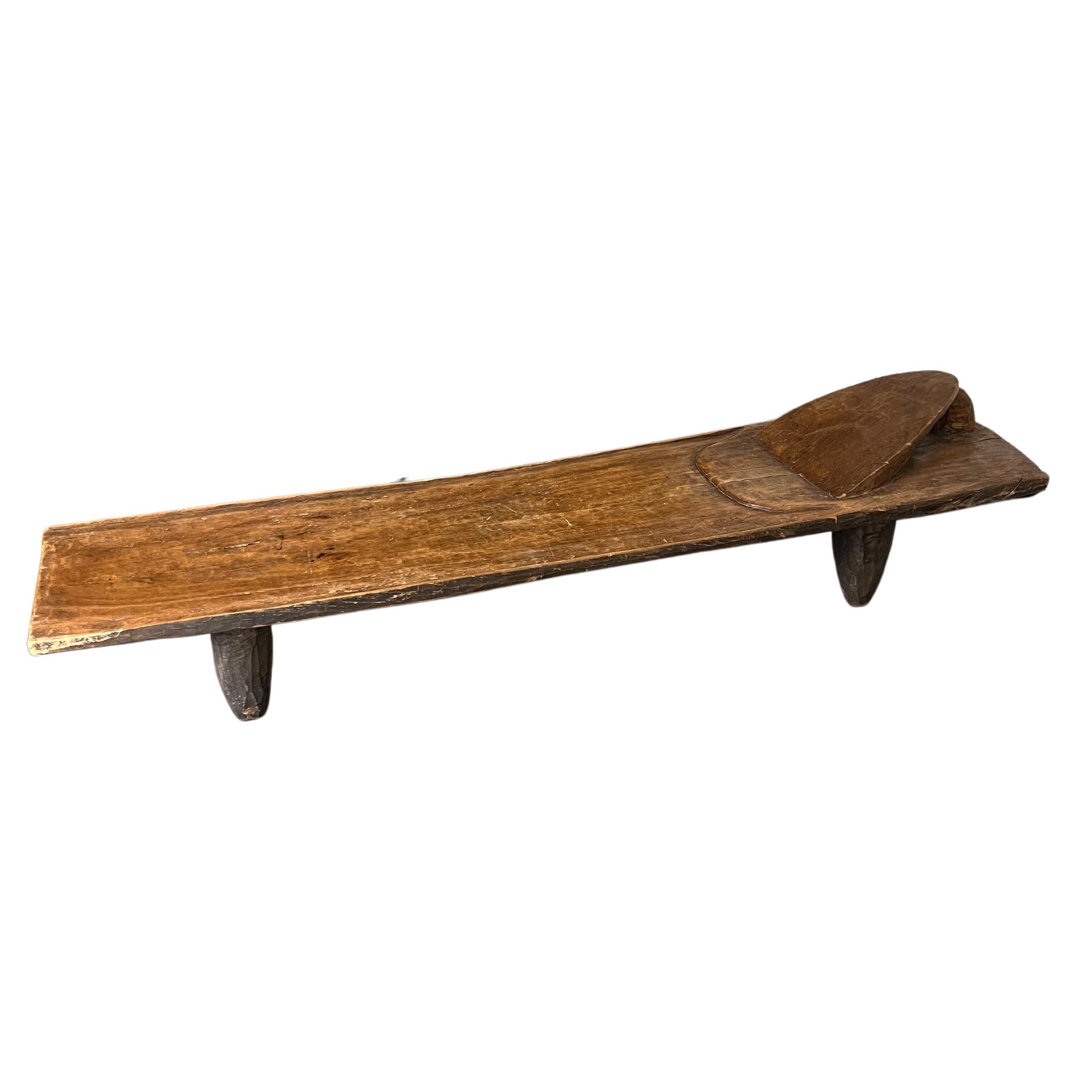Senufo Bench from Ivory Cost, Monoxyle 1950 For Sale