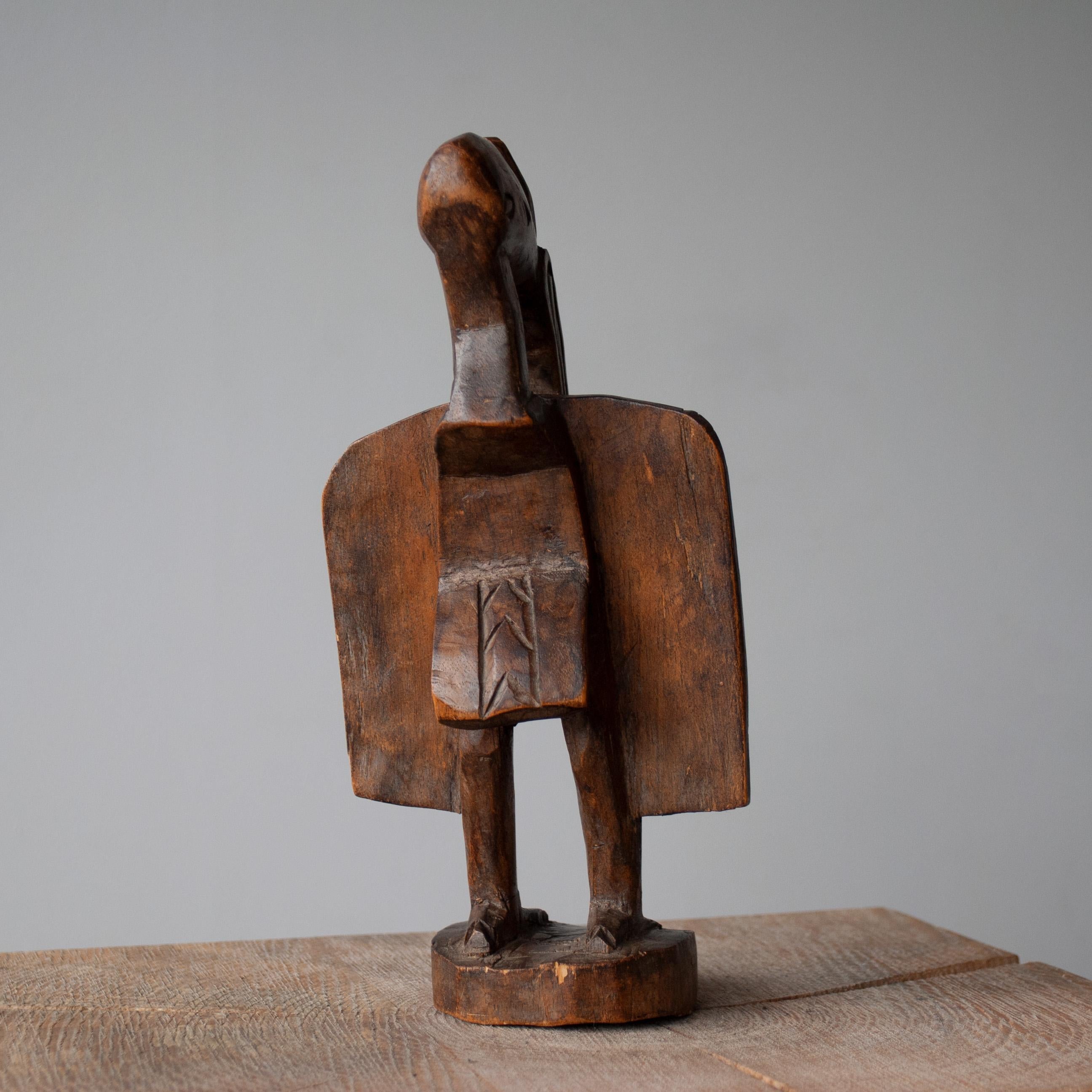 Senufo-Vogel-Skulptur (Handgeschnitzt) im Angebot