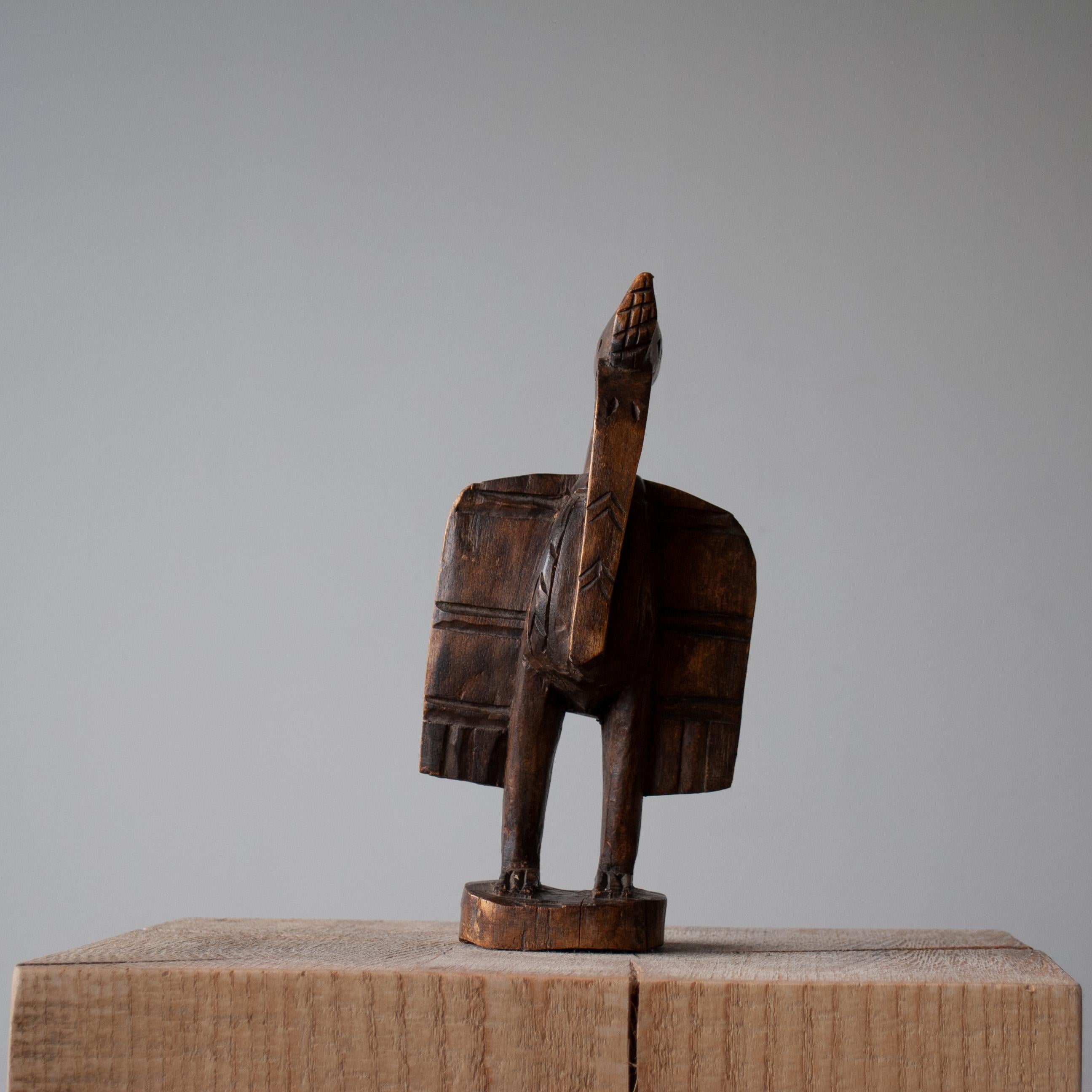 Senufo-Vogel-Skulptur (Holz) im Angebot