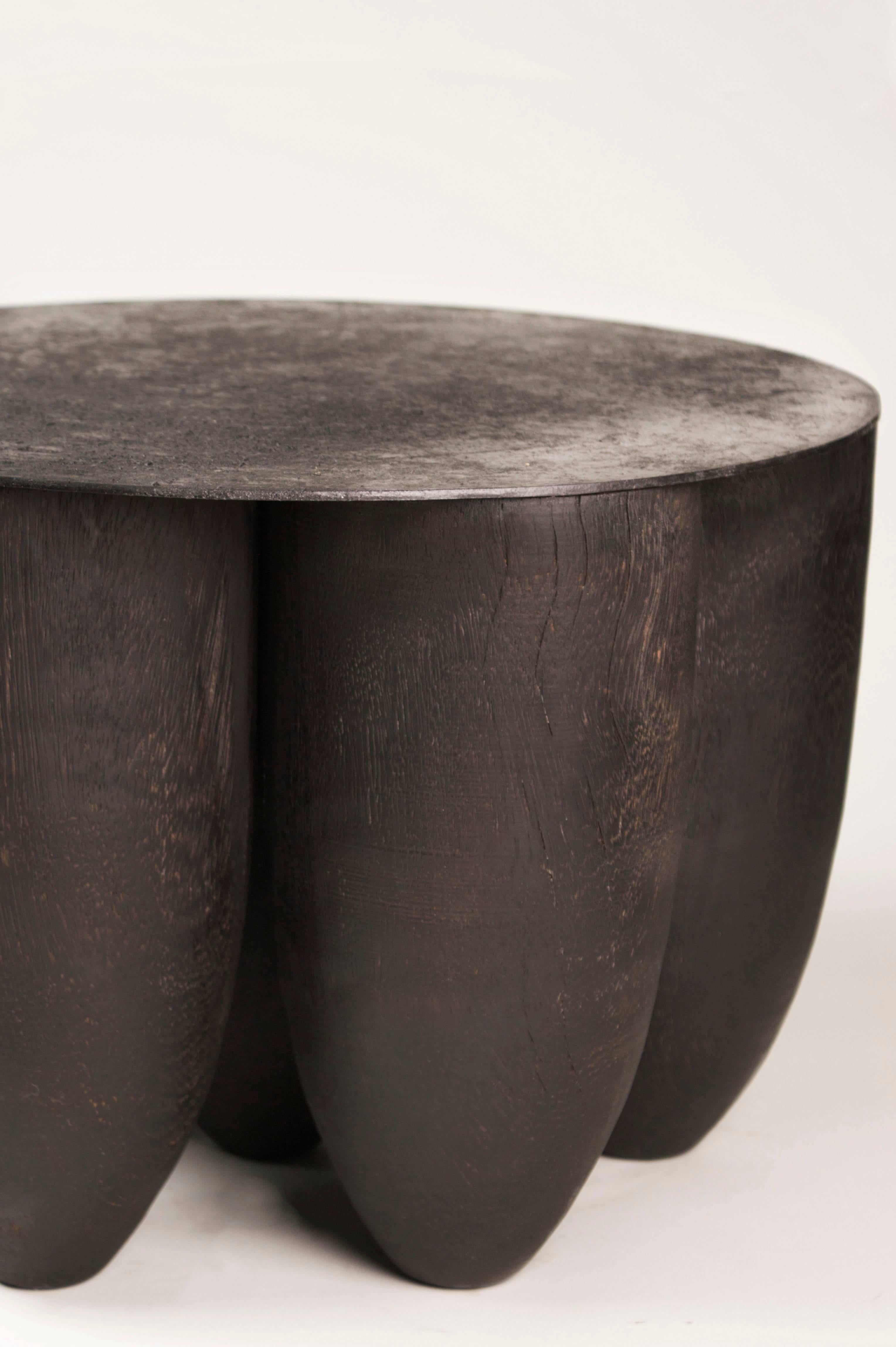 Modern Senufo Coffee Table in Iroko Wood by Arno Declercq