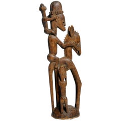 Senufo Style Equestrian Figure