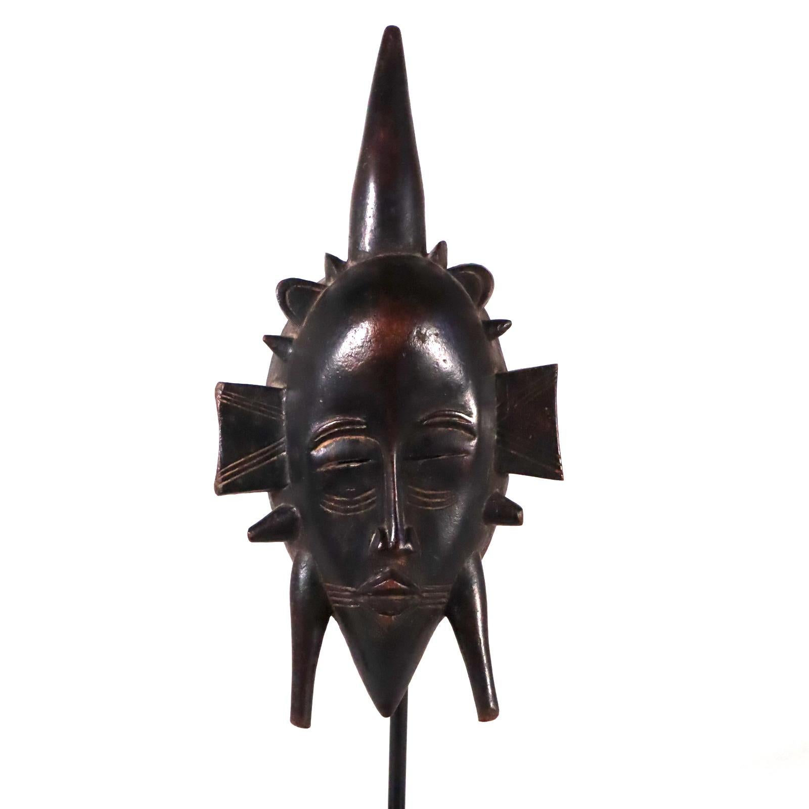 Senufo Face Mask Kpelie Cote D'ivoire Mali Burkina Faso West African Tribal Art 1