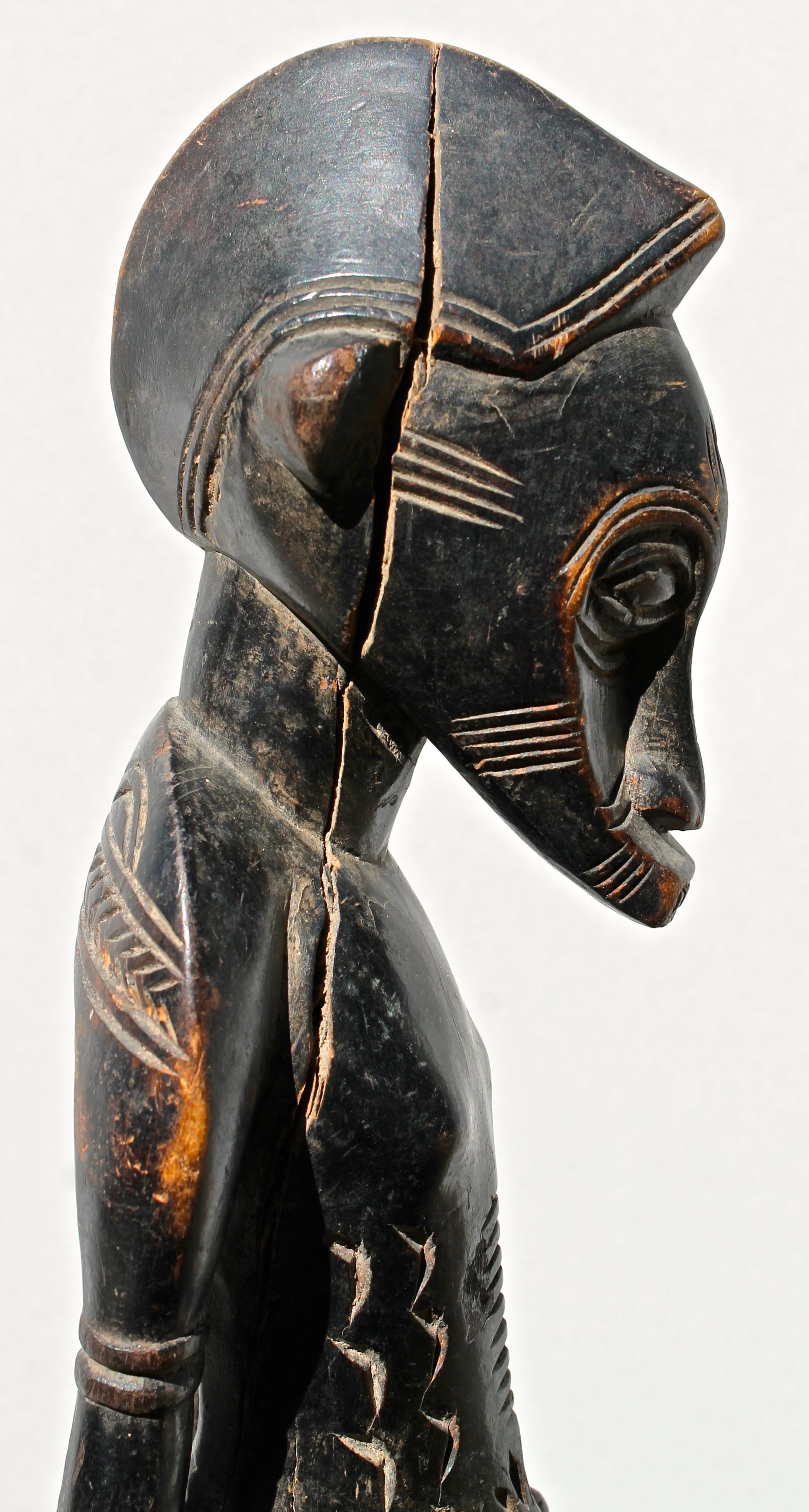 Ivorian Senufo Figure African Sculpture For Sale