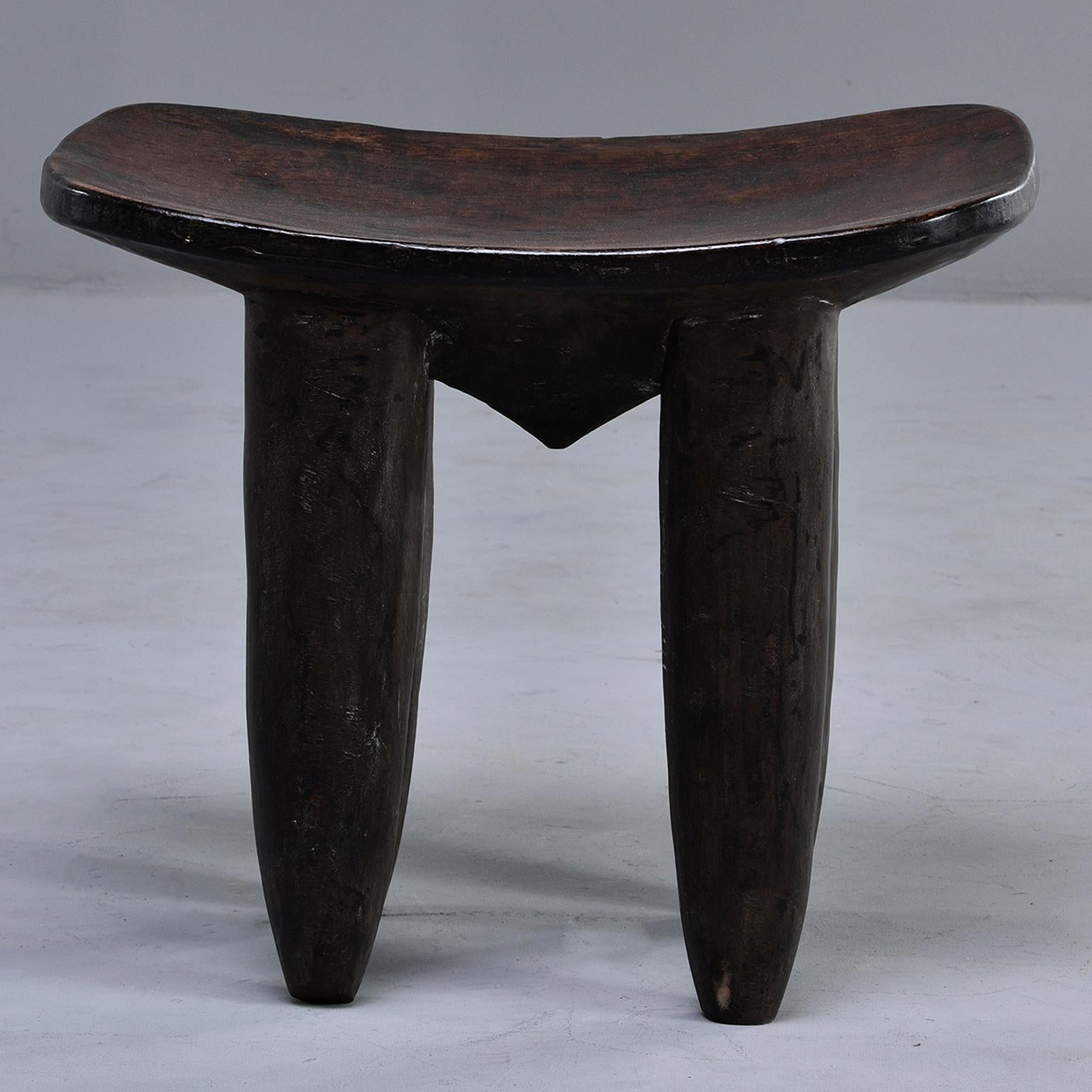 Tribal Senufo Hand Carved Side Table or Stool