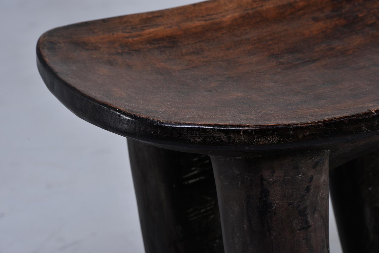 Ivorian Senufo Hand Carved Side Table or Stool