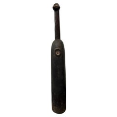 Senufo Hand-Carved Wooden Ritual Flute