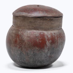 Senufo Lidded Gourd Vessel
